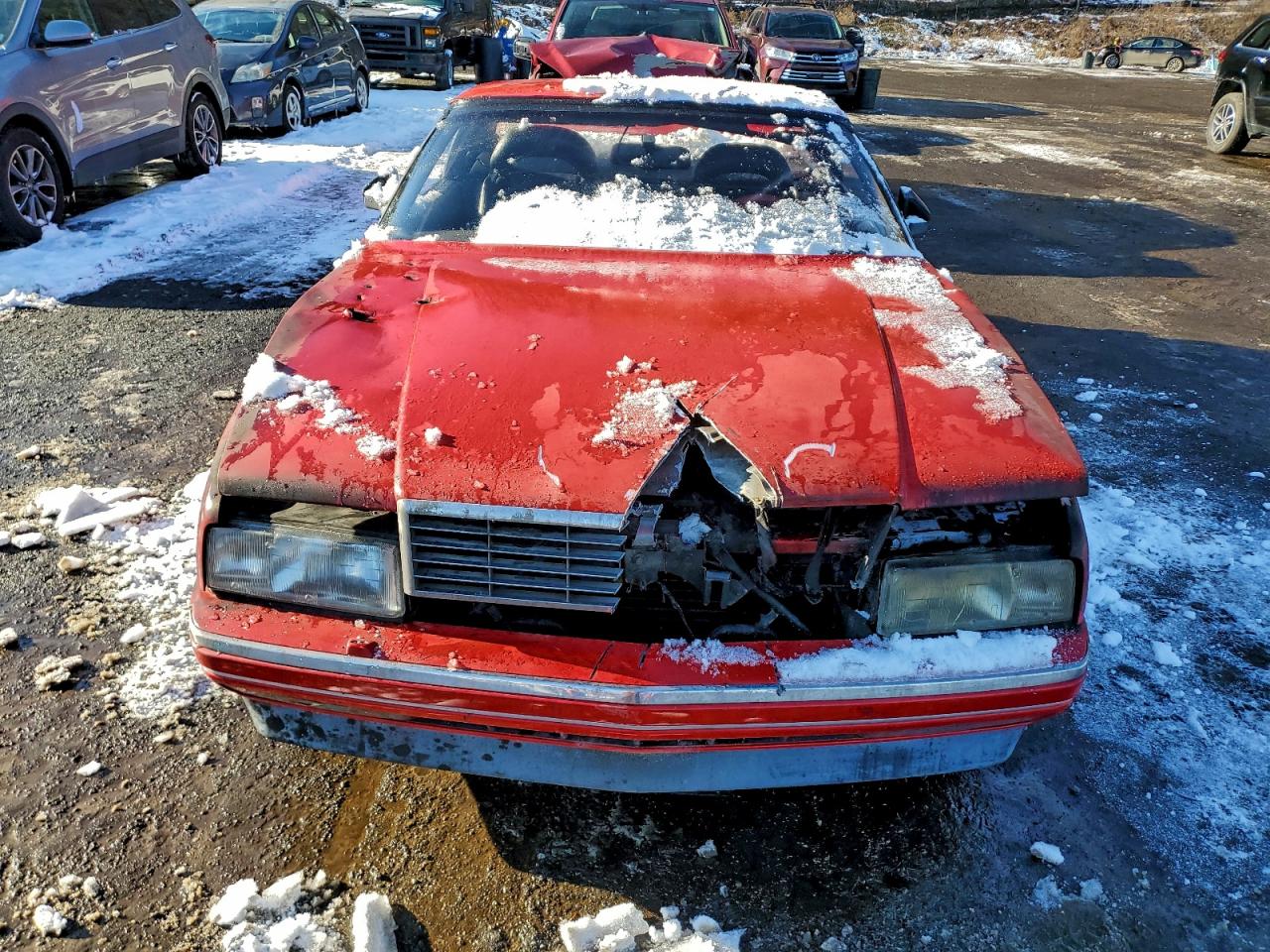 1990 Cadillac Allante Красный vin: 1G6VS3389LU126442