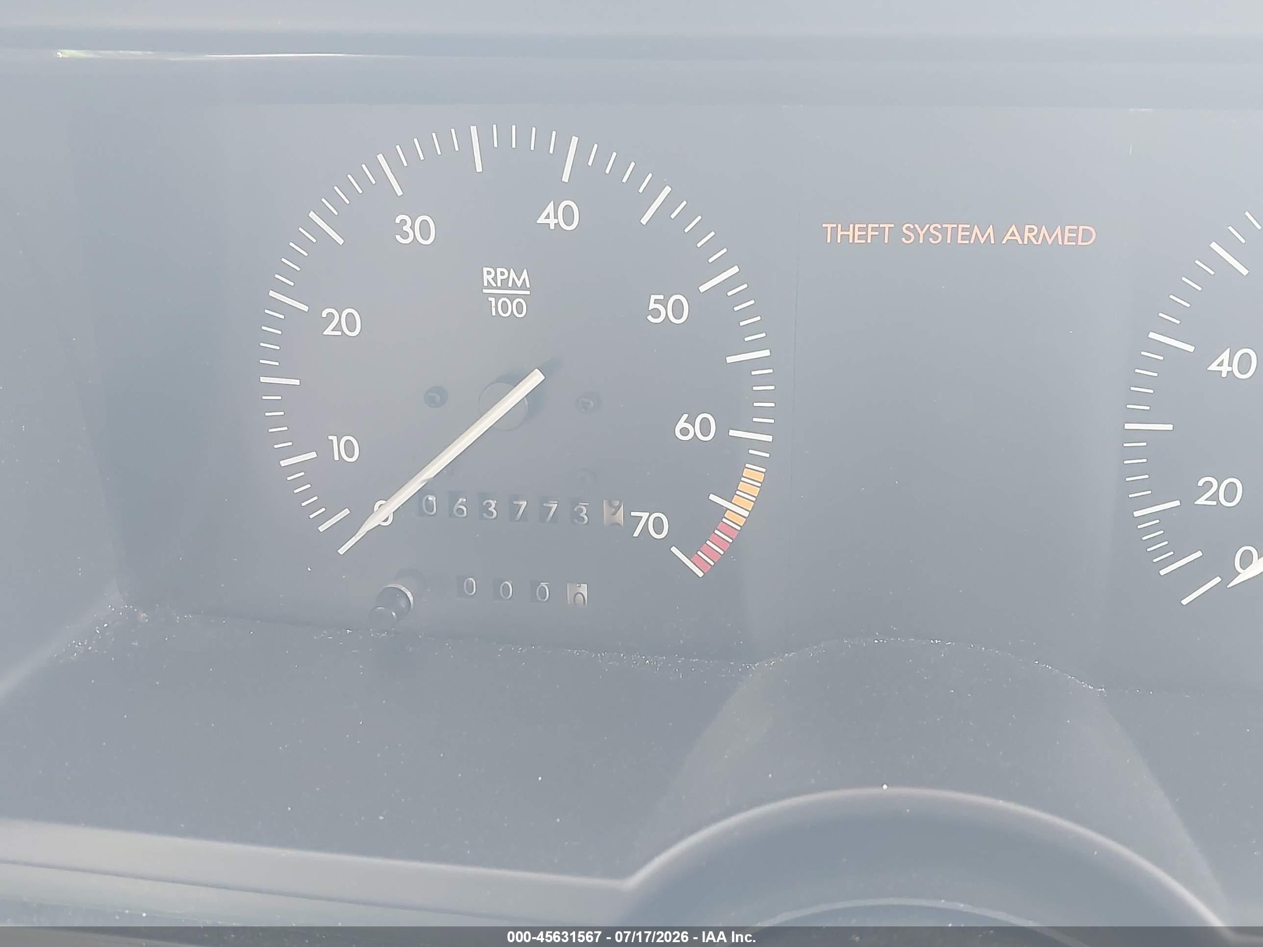 1993 Cadillac Allante   Красный vin: 1G6VS3391PU125882