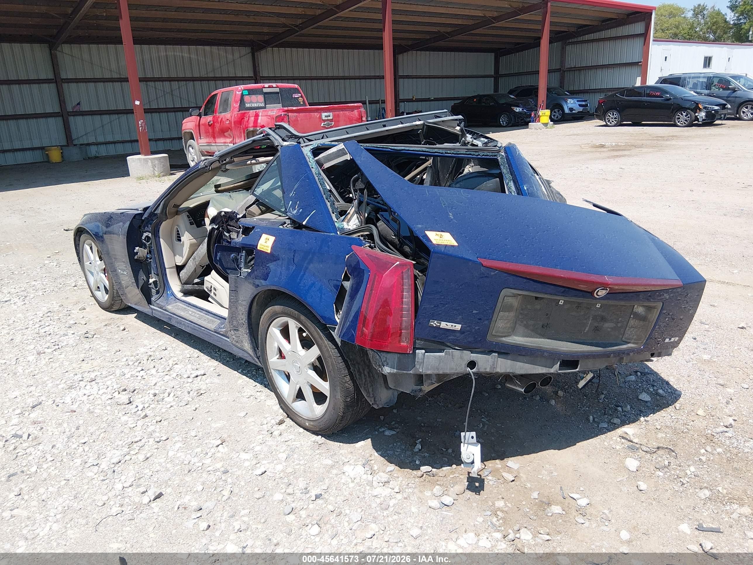 2005 Cadillac Xlr   Синий vin: 1G6YV34A655600351