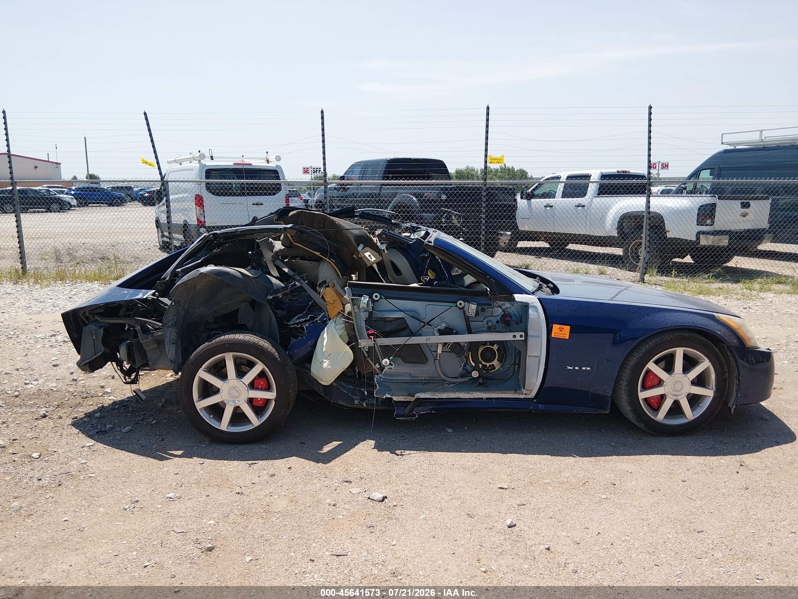 2005 Cadillac Xlr   Синий vin: 1G6YV34A655600351