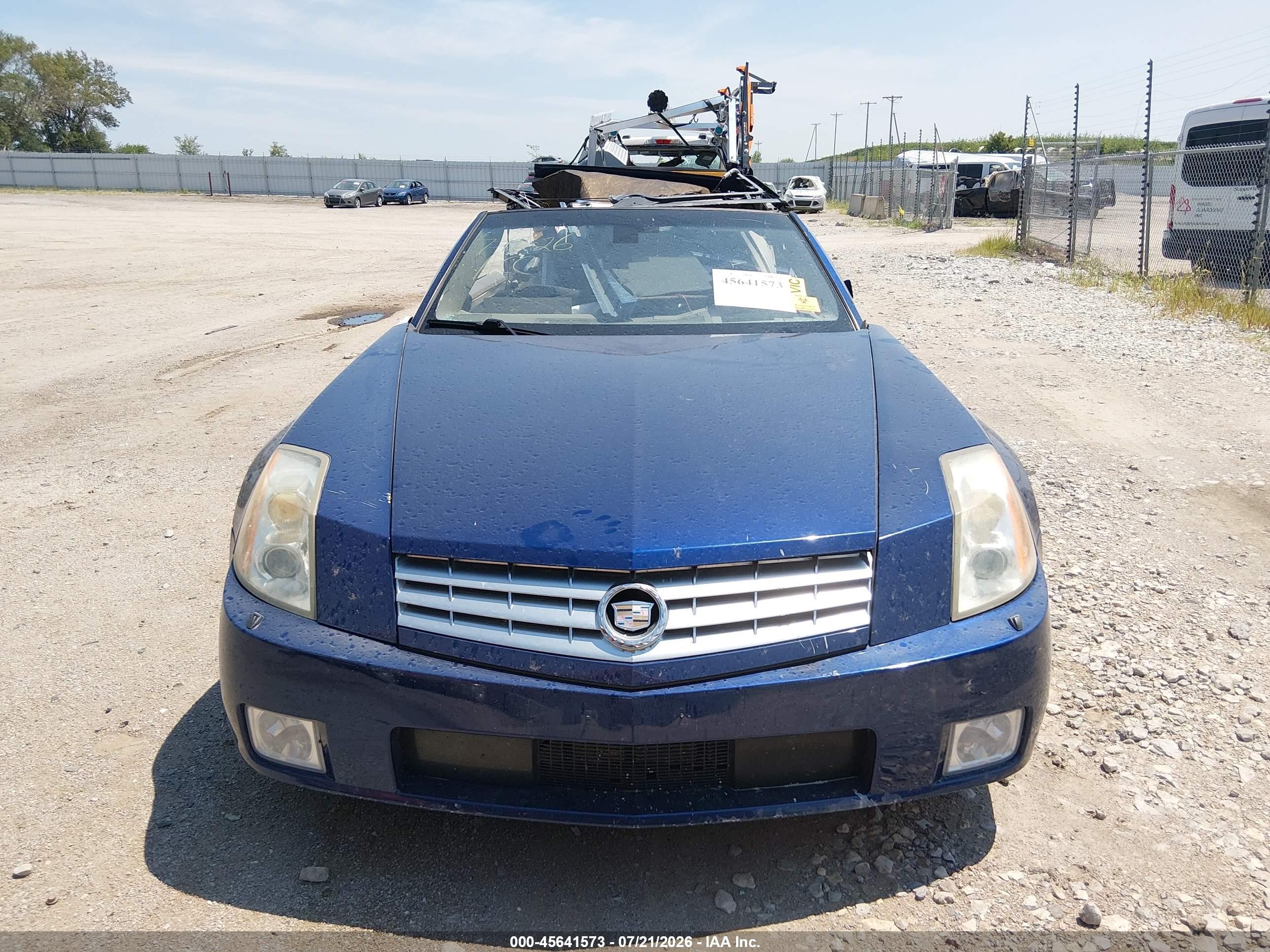 2005 Cadillac Xlr   Синий vin: 1G6YV34A655600351