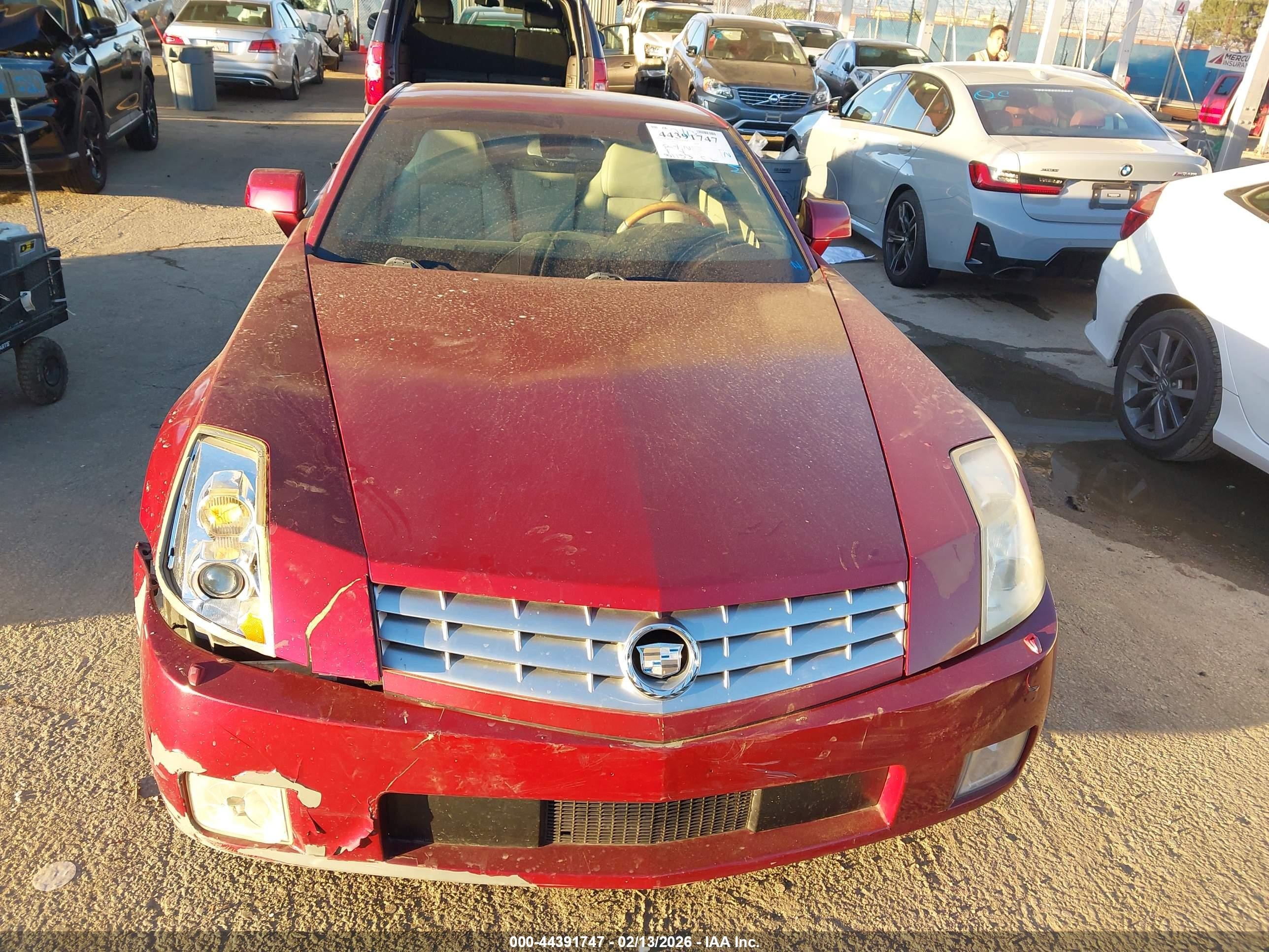 2006 Cadillac Xlr Standard Red vin: 1G6YV36A165600627