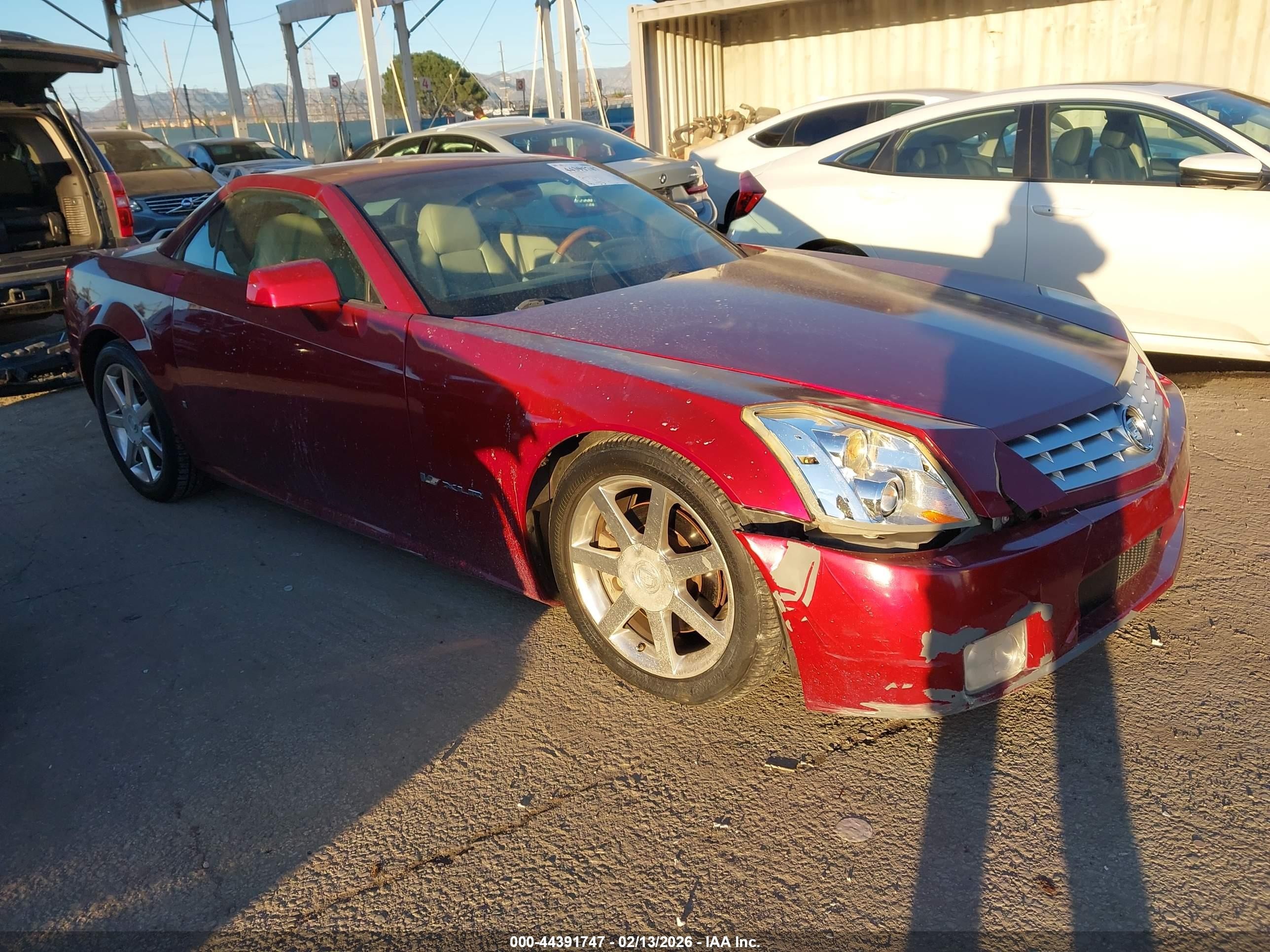 2006 Cadillac Xlr Standard Red vin: 1G6YV36A165600627