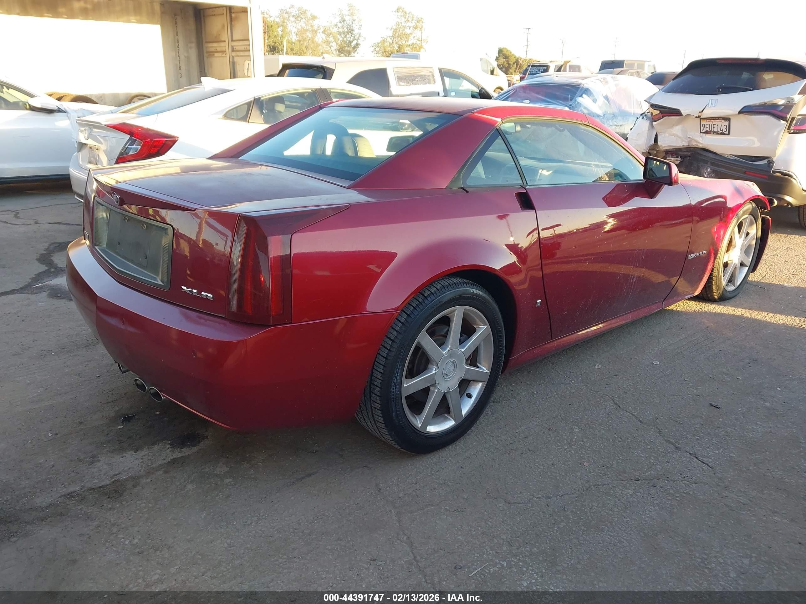 2006 Cadillac Xlr Standard Red vin: 1G6YV36A165600627