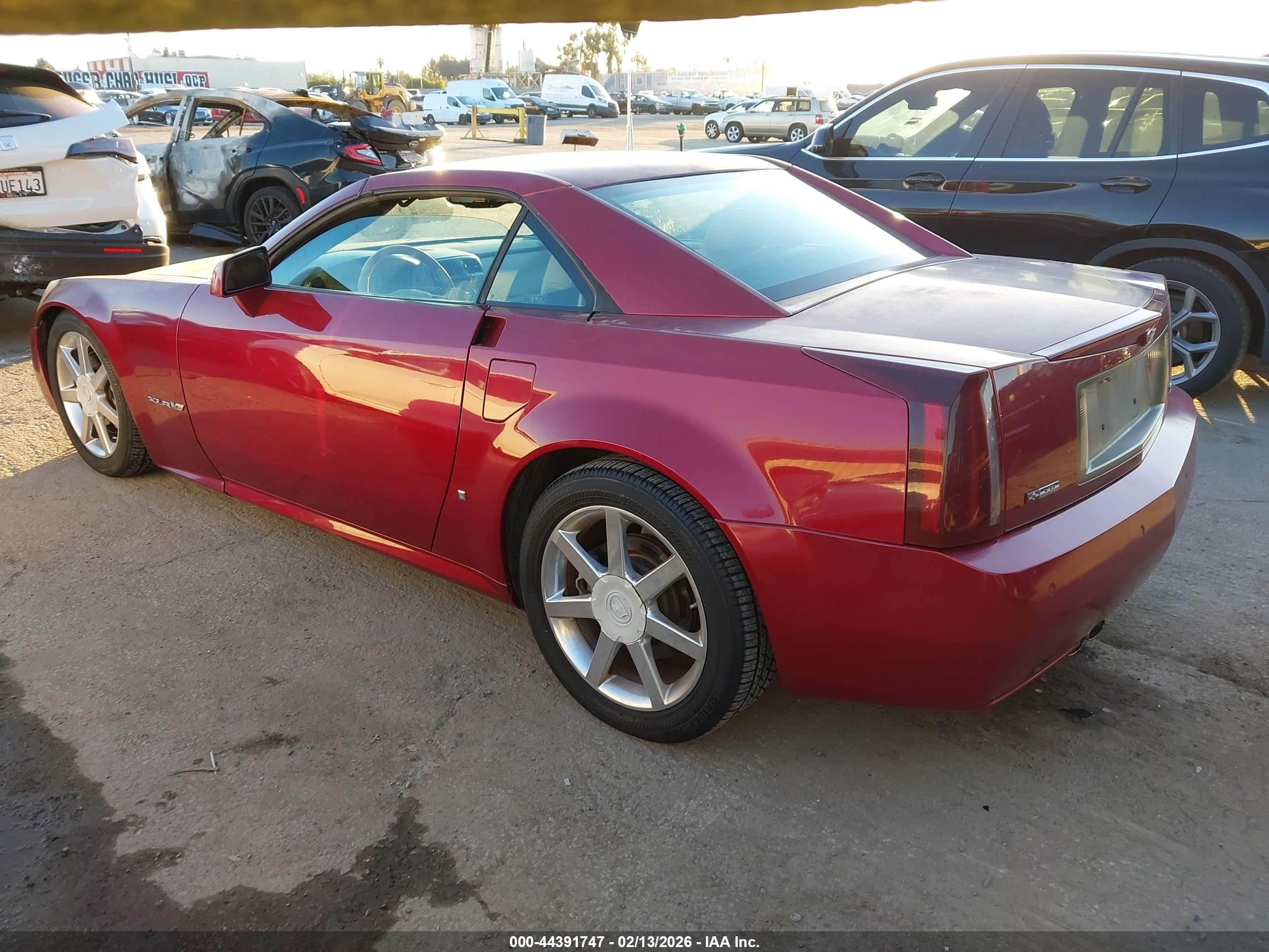 2006 Cadillac Xlr Standard Red vin: 1G6YV36A165600627