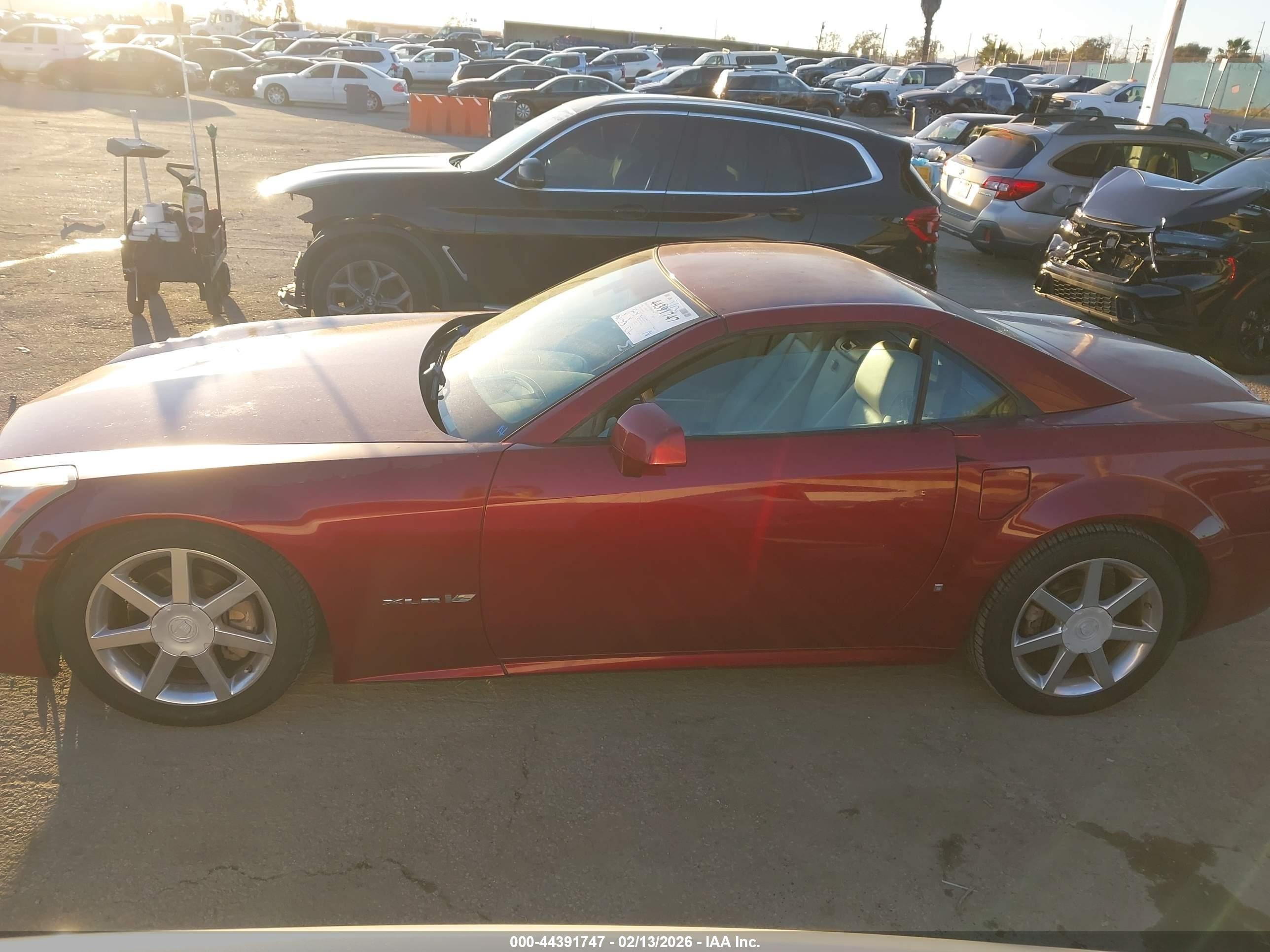 2006 Cadillac Xlr Standard Red vin: 1G6YV36A165600627
