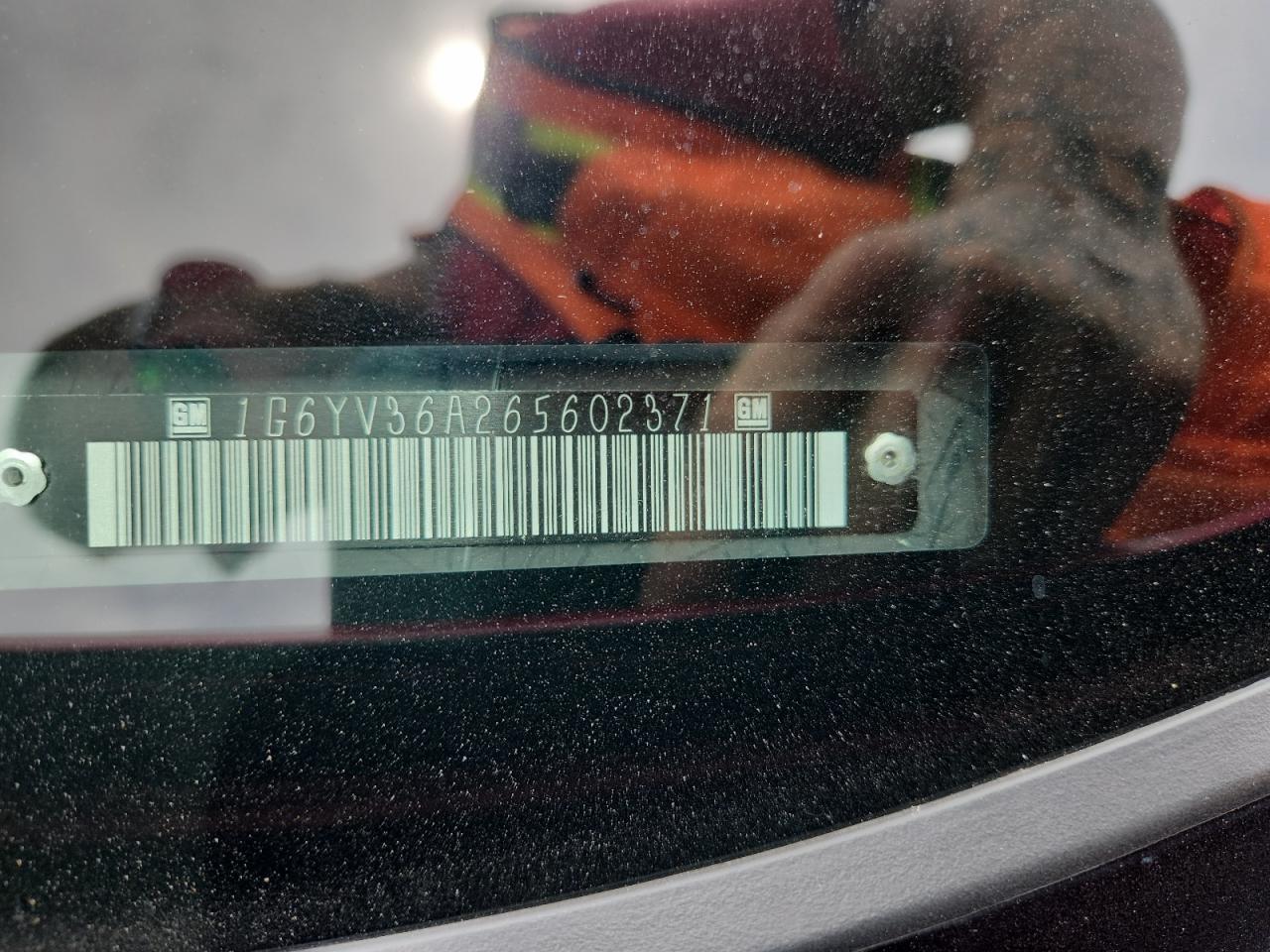 2006 Cadillac Xlr Red vin: 1G6YV36A265602371