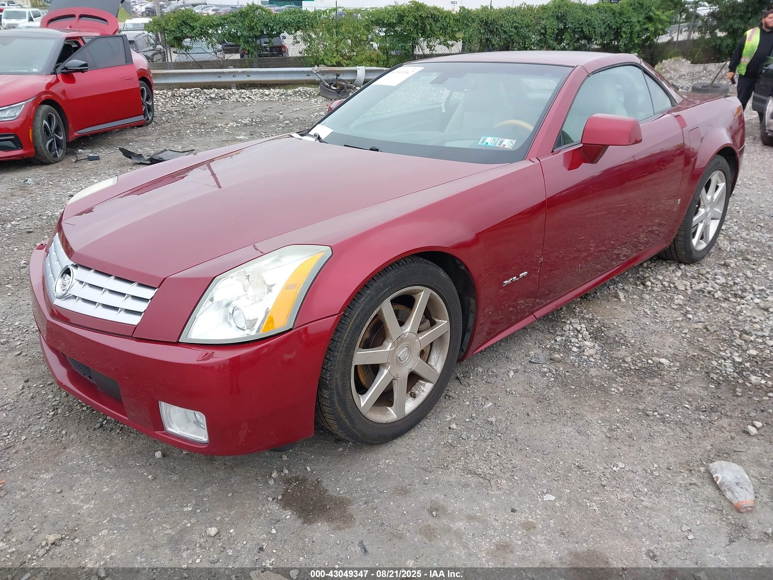 2006 Cadillac Xlr Standard Red vin: 1G6YV36A665602499