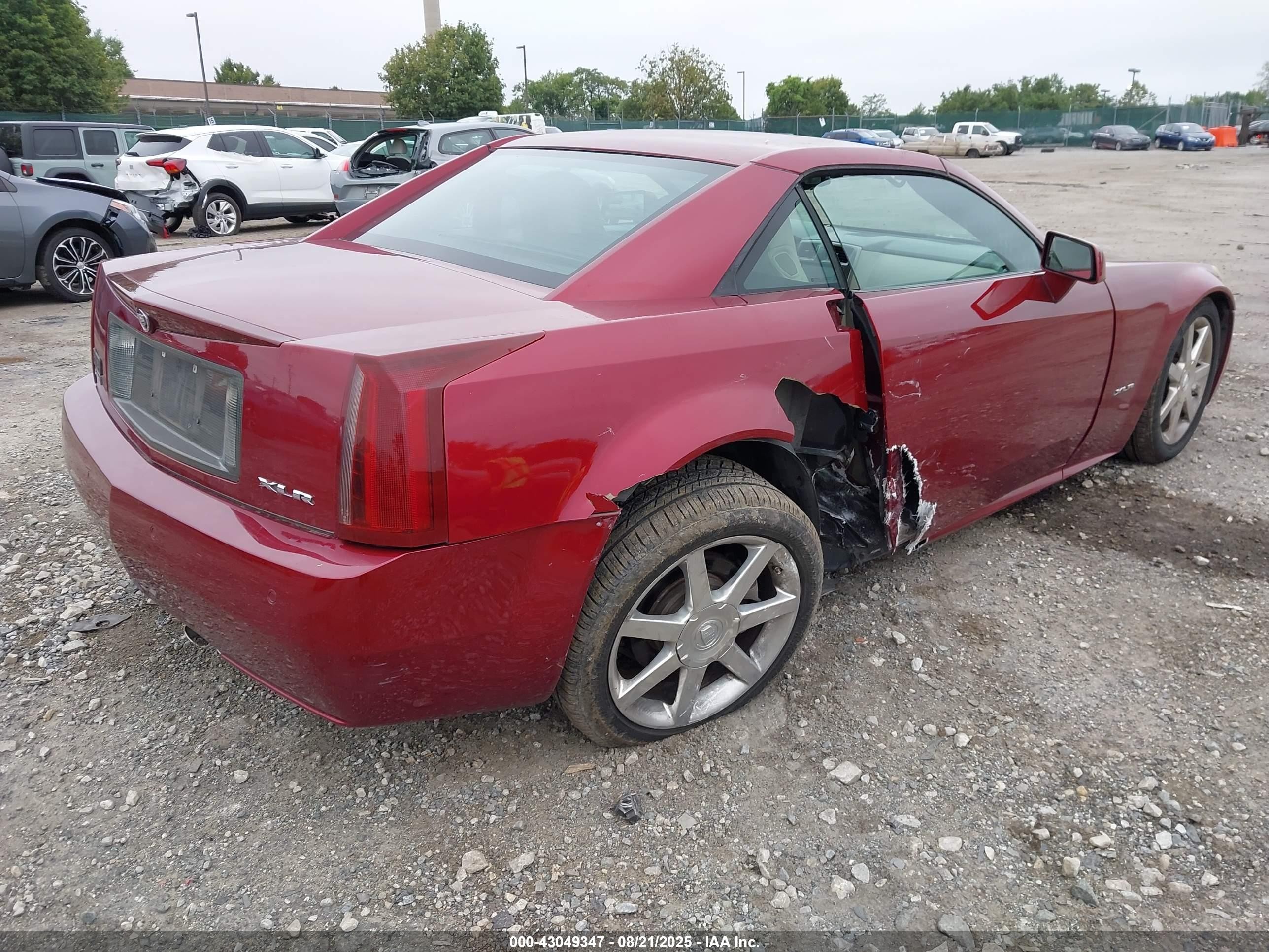 2006 Cadillac Xlr Standard Red vin: 1G6YV36A665602499
