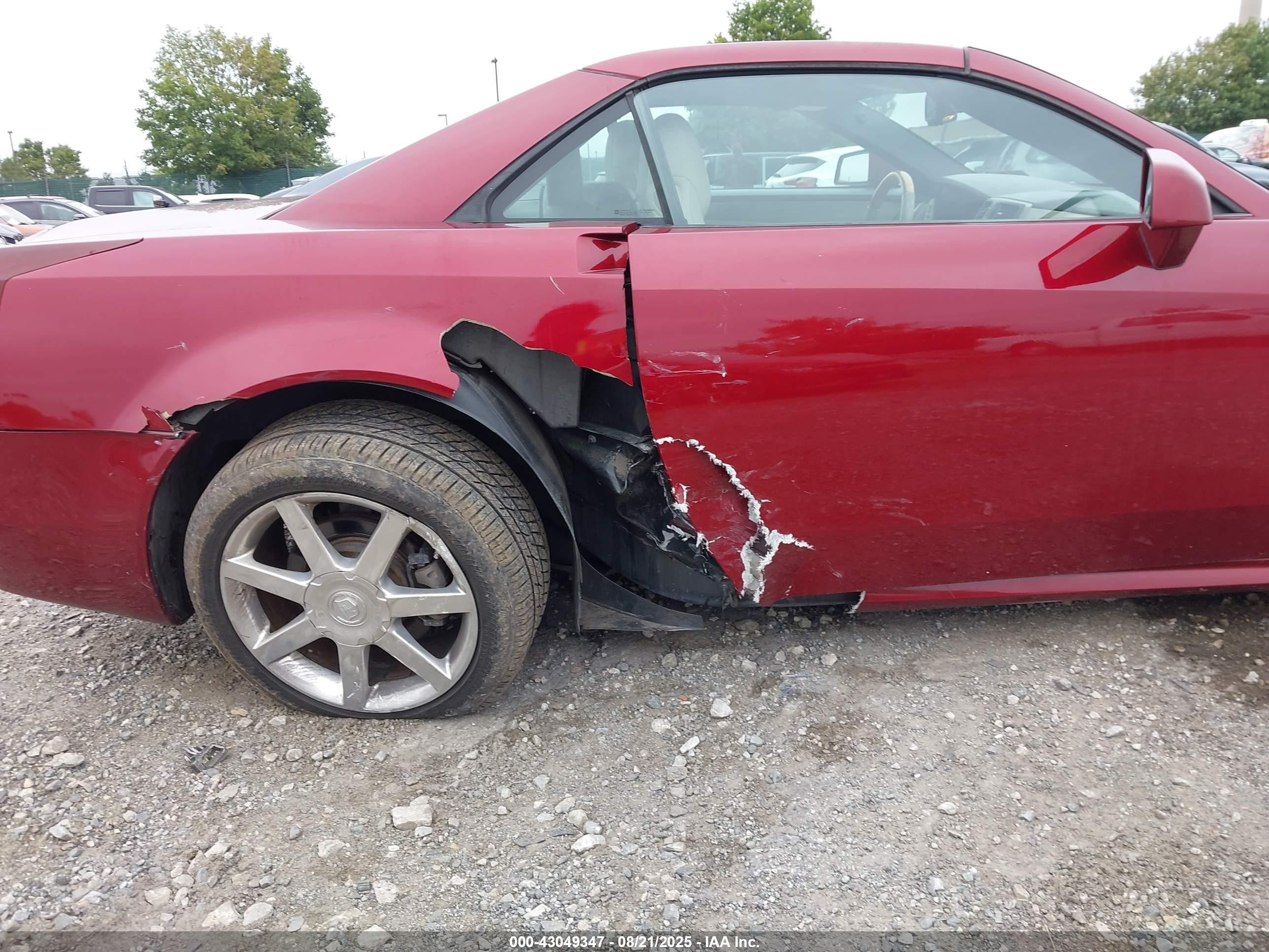 2006 Cadillac Xlr Standard Red vin: 1G6YV36A665602499