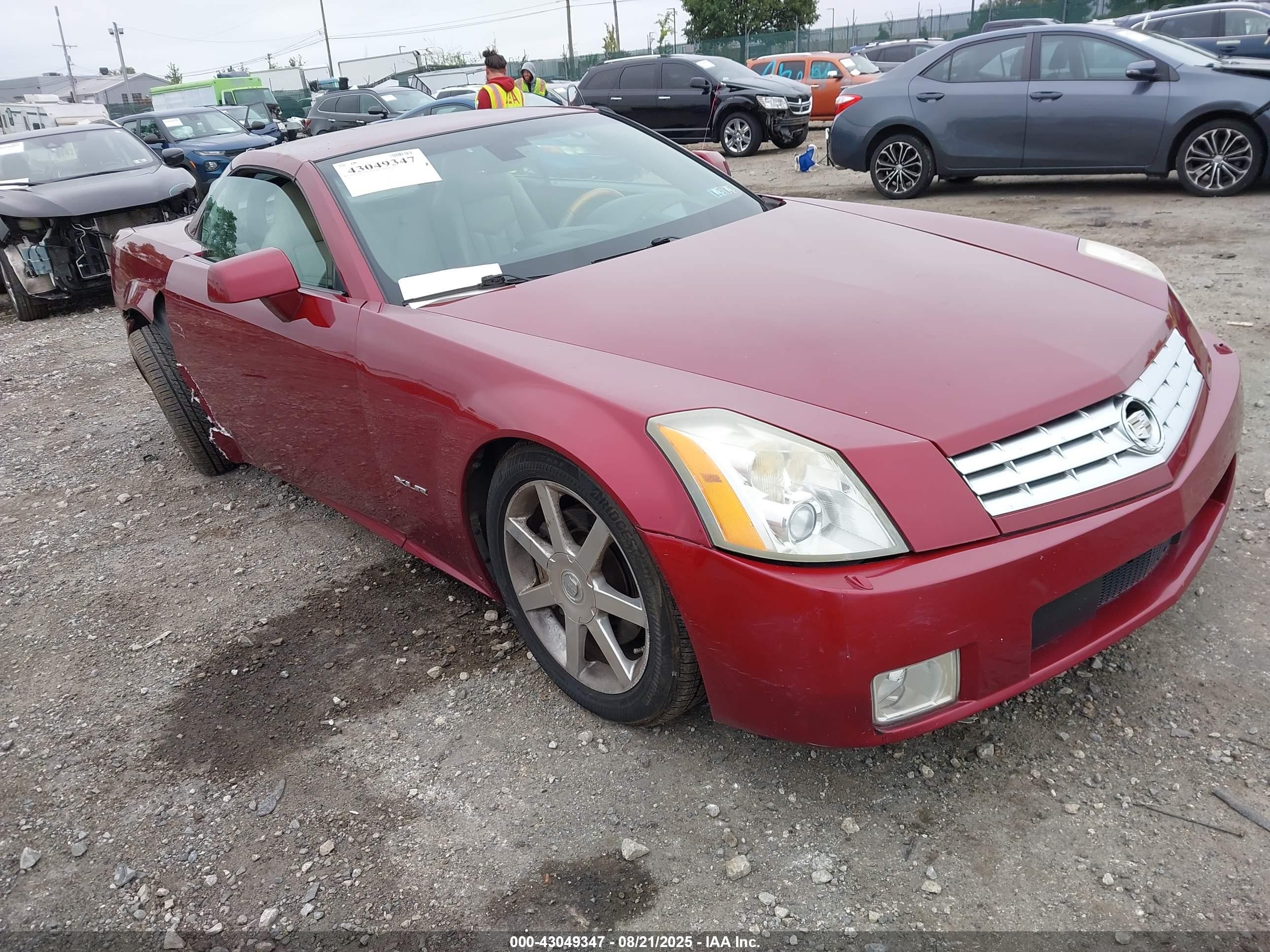 2006 Cadillac Xlr Standard Red vin: 1G6YV36A665602499