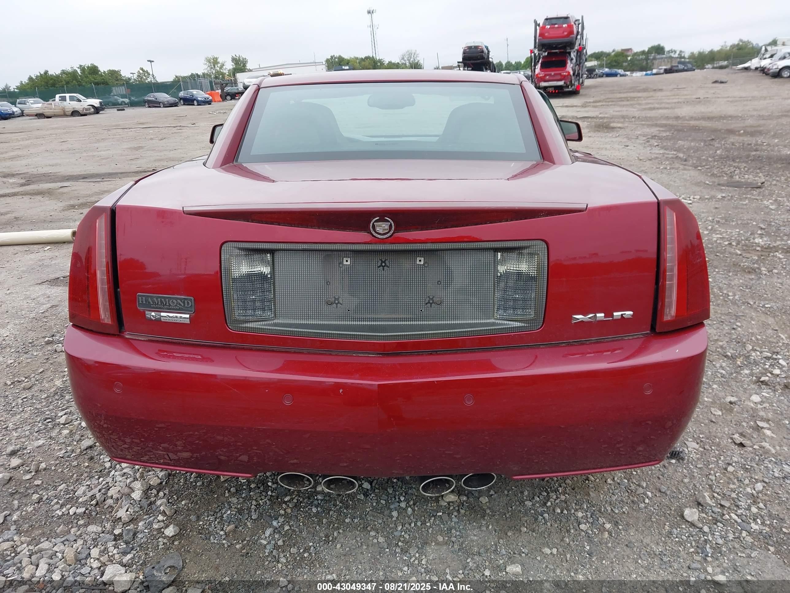 2006 Cadillac Xlr Standard Red vin: 1G6YV36A665602499