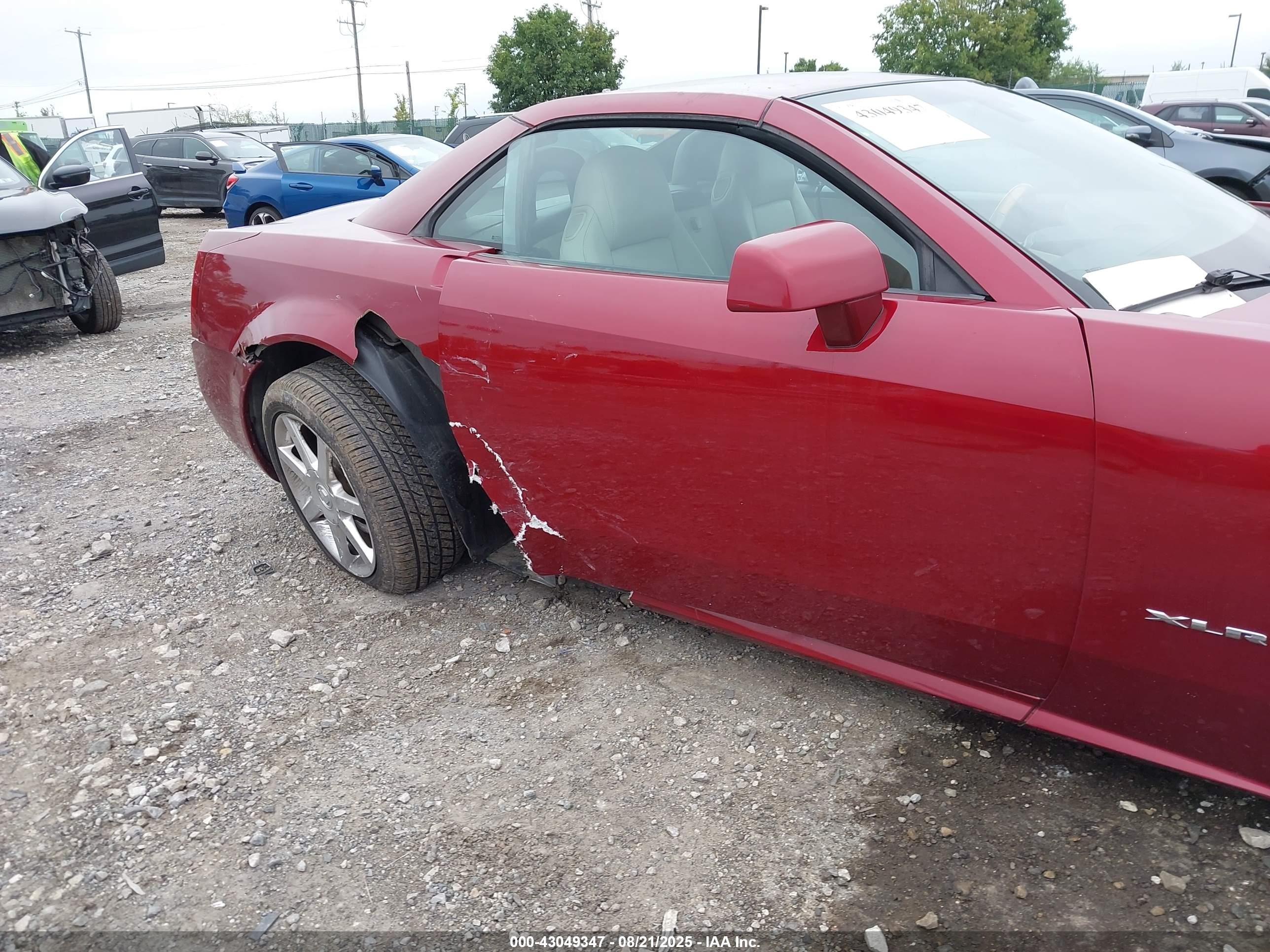 2006 Cadillac Xlr Standard Red vin: 1G6YV36A665602499