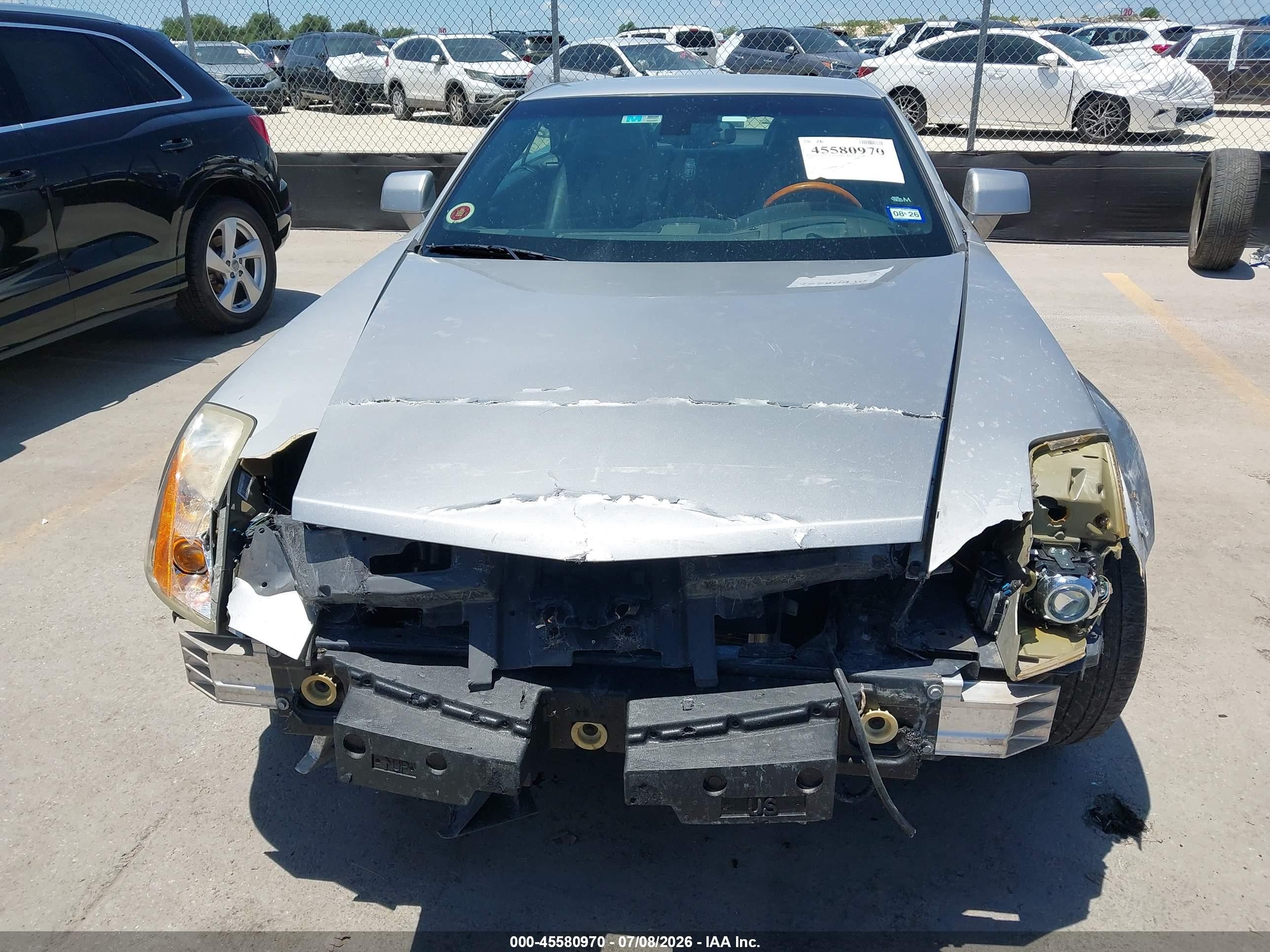 2008 Cadillac Xlr   Silver vin: 1G6YV36A685601324