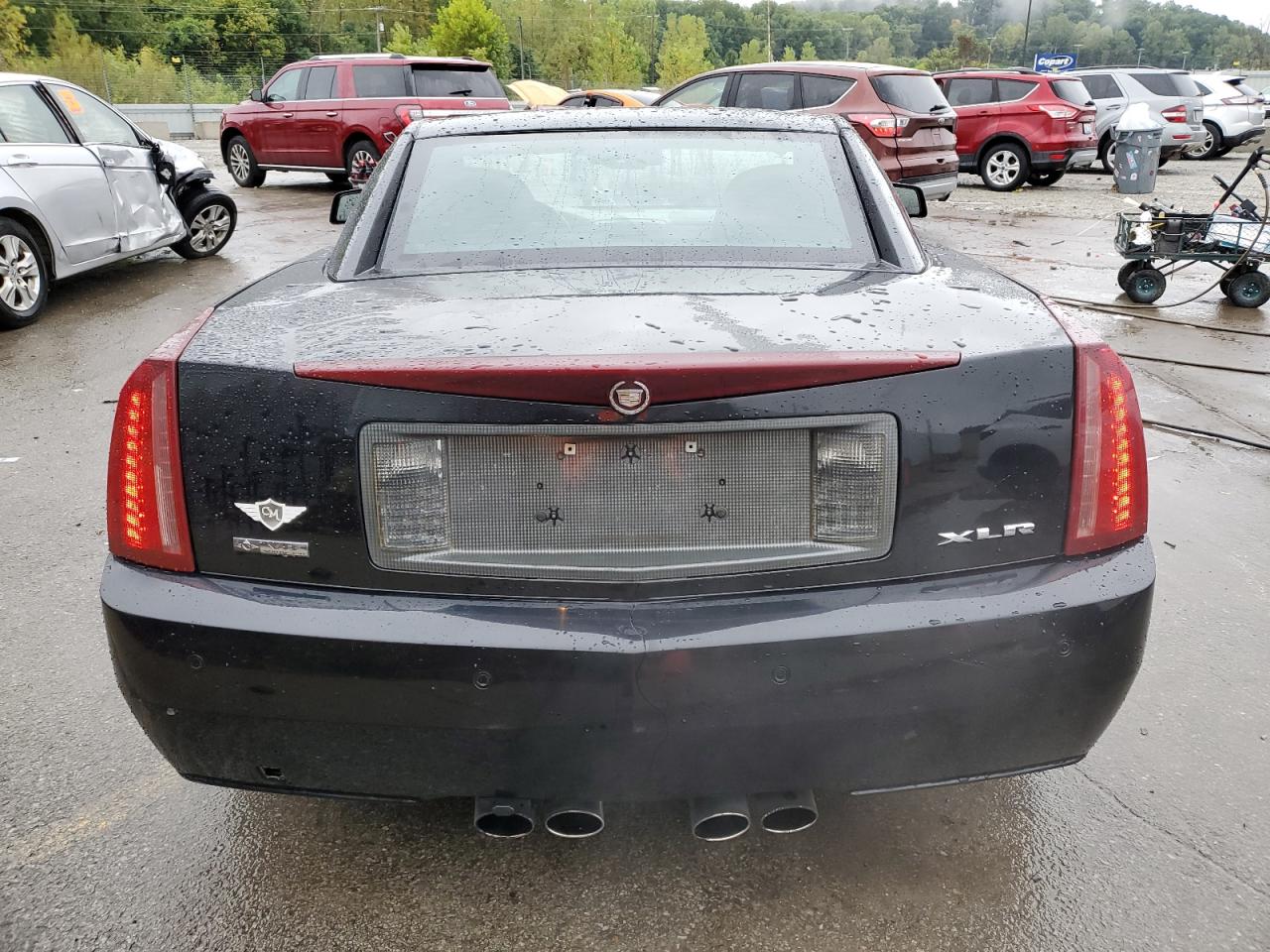 2008 Cadillac Xlr Black vin: 1G6YV36A785600215