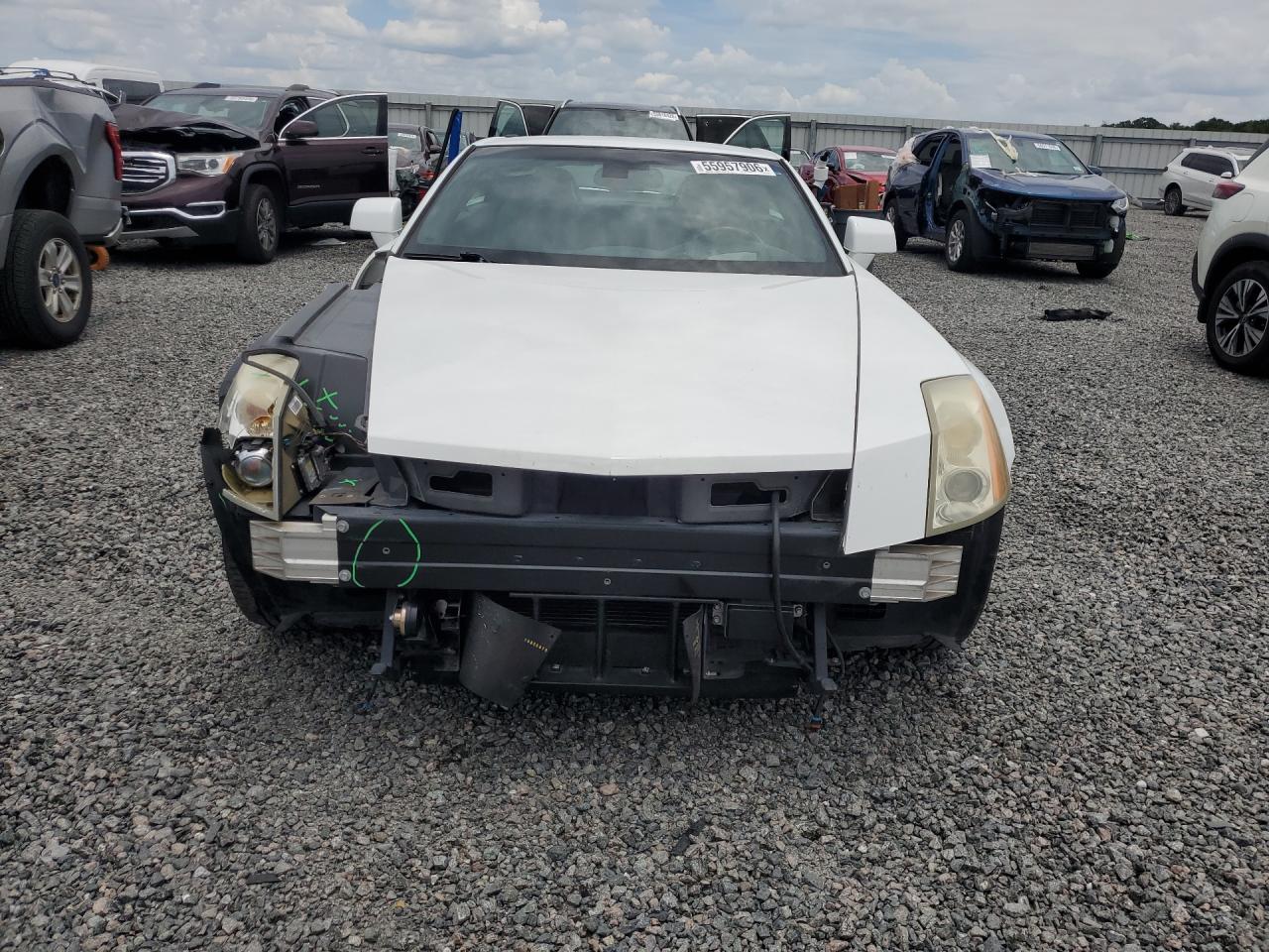 2008 Cadillac Xlr White vin: 1G6YV36A785600926
