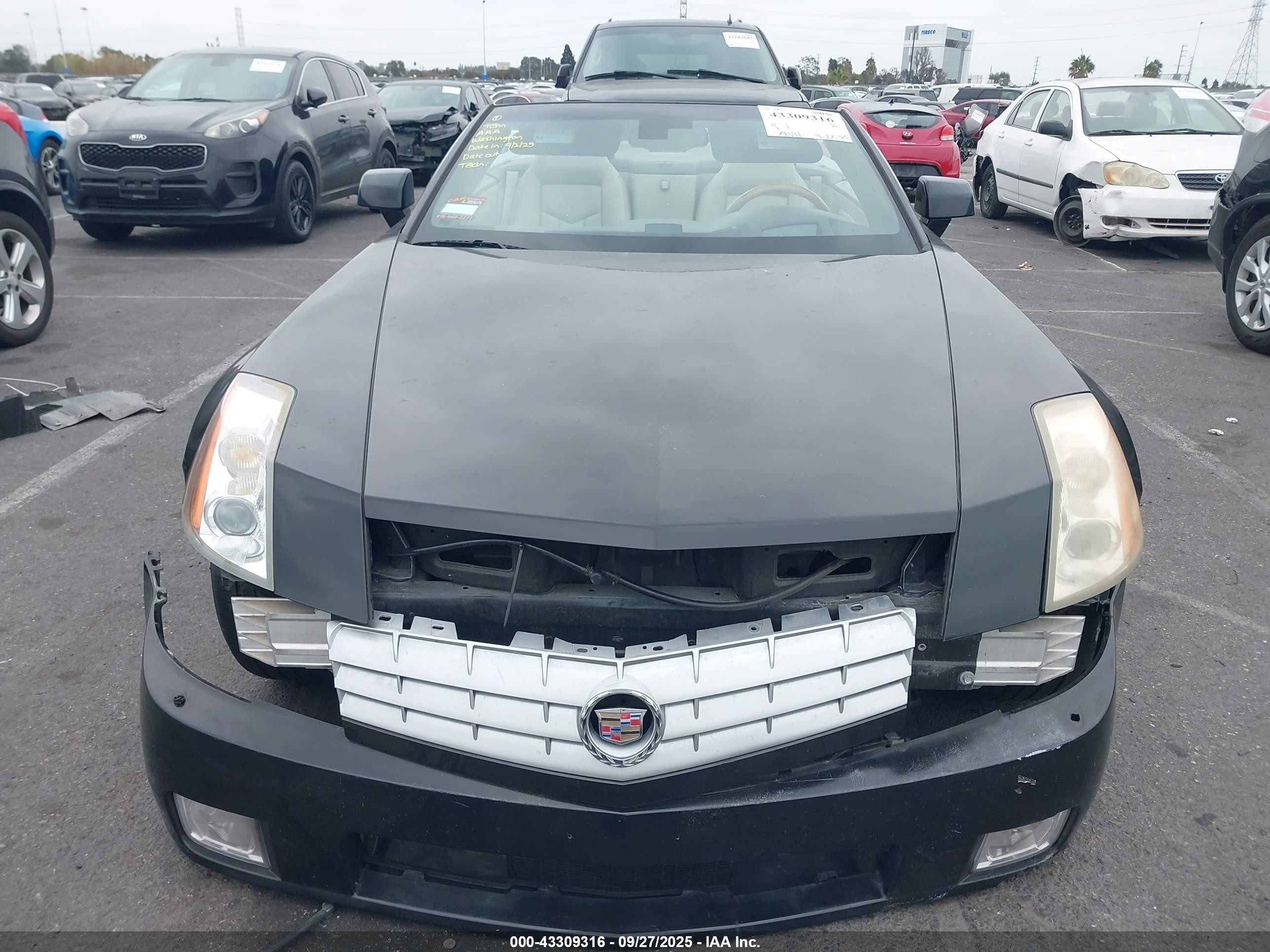 2006 Cadillac Xlr Standard Black vin: 1G6YV36A865601435