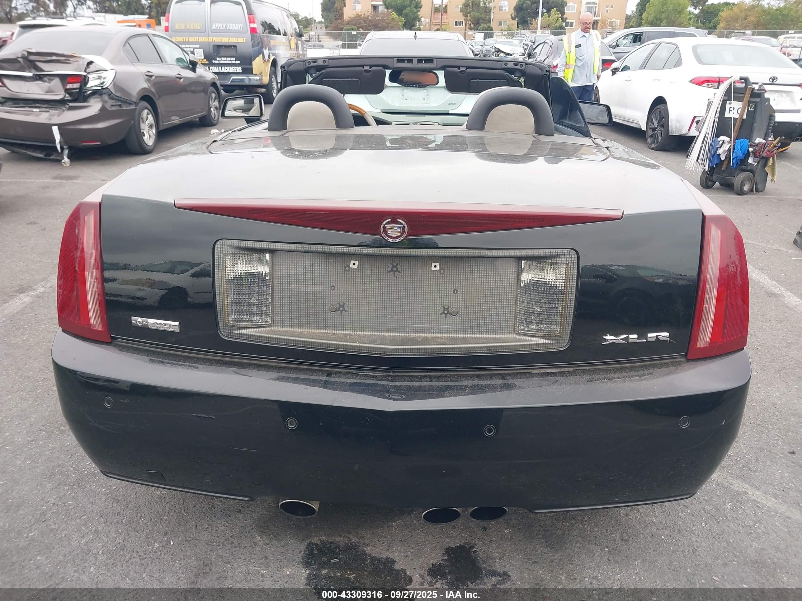 2006 Cadillac Xlr Standard Black vin: 1G6YV36A865601435