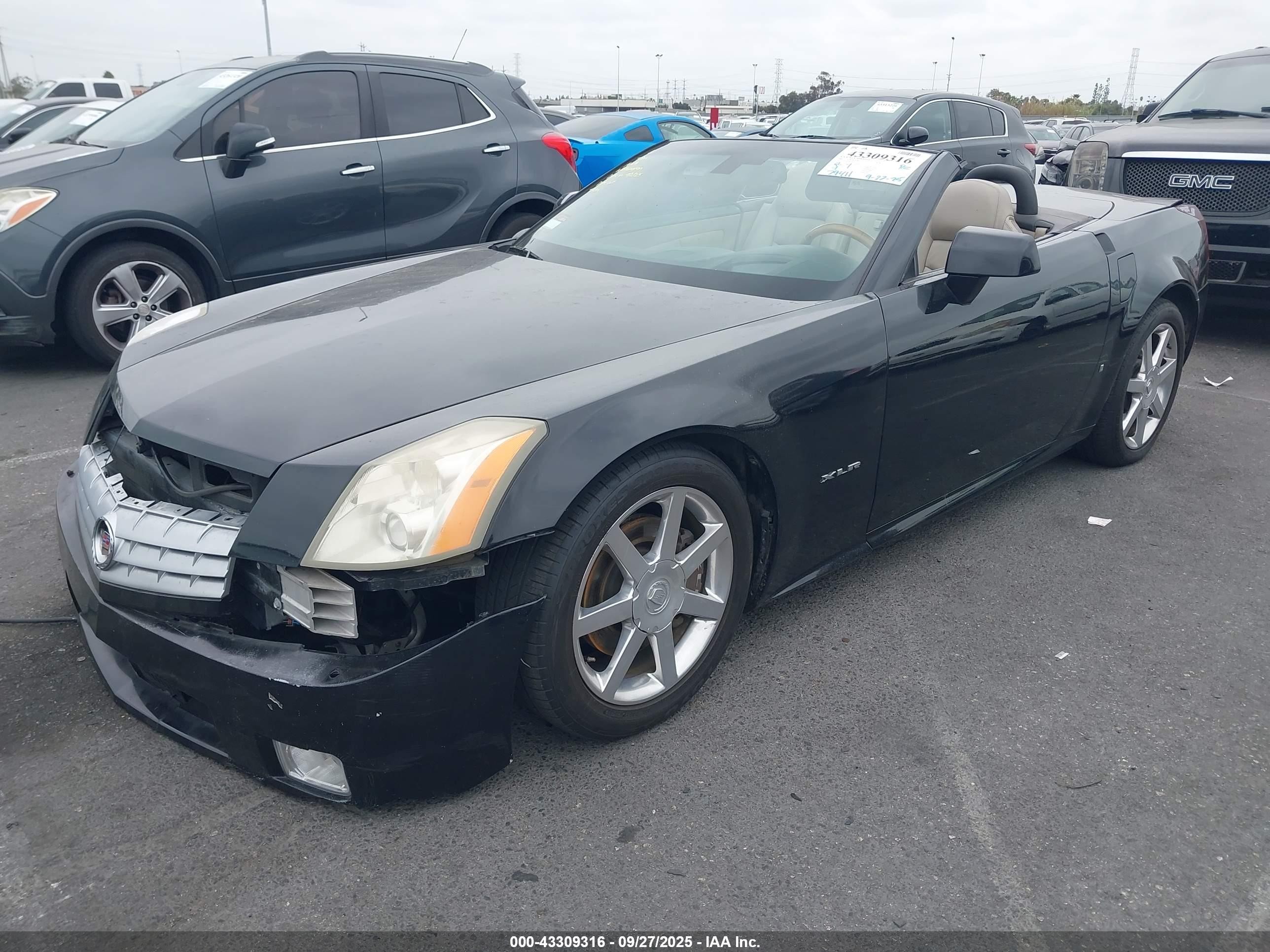 2006 Cadillac Xlr Standard Black vin: 1G6YV36A865601435