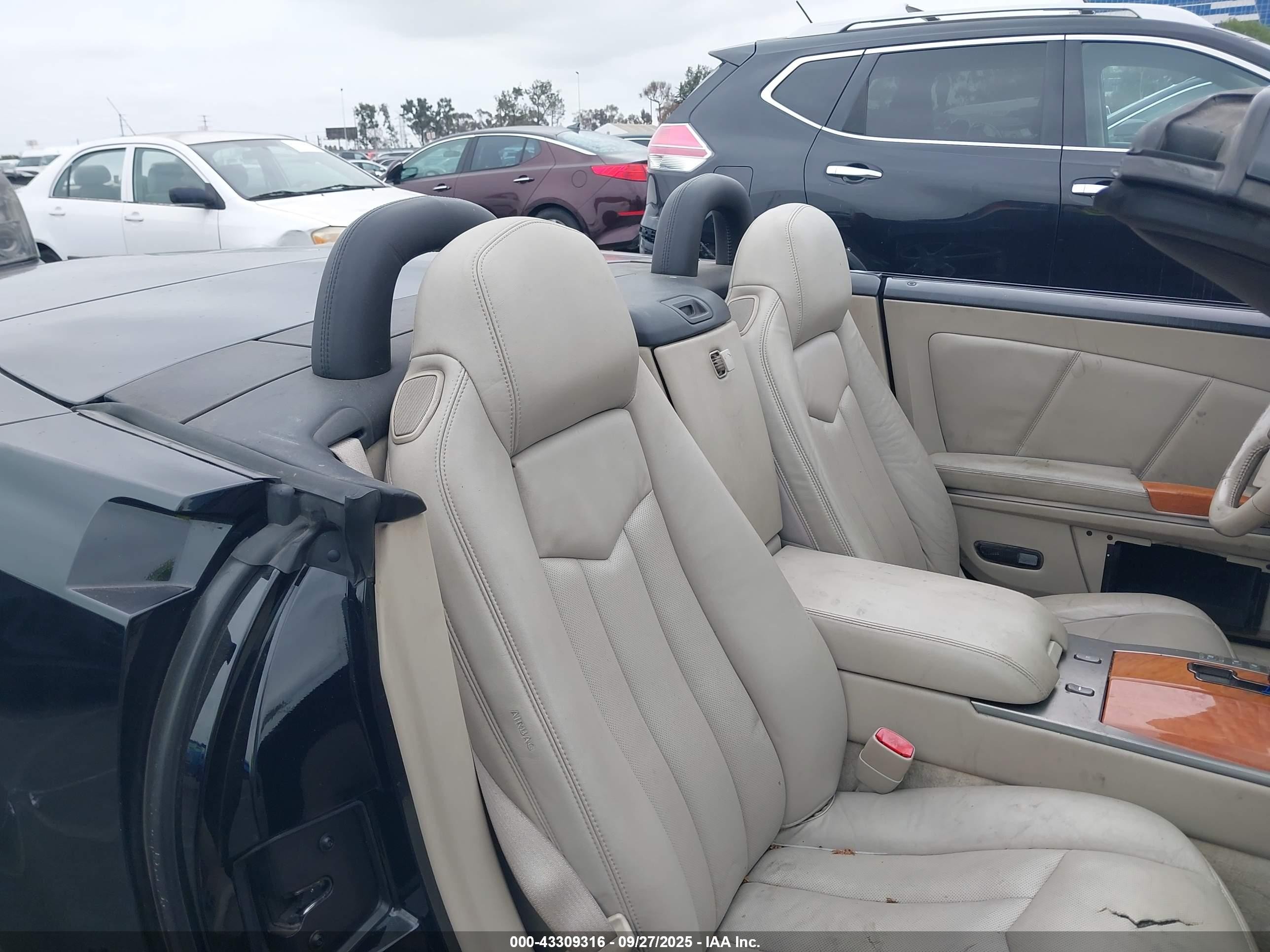 2006 Cadillac Xlr Standard Black vin: 1G6YV36A865601435