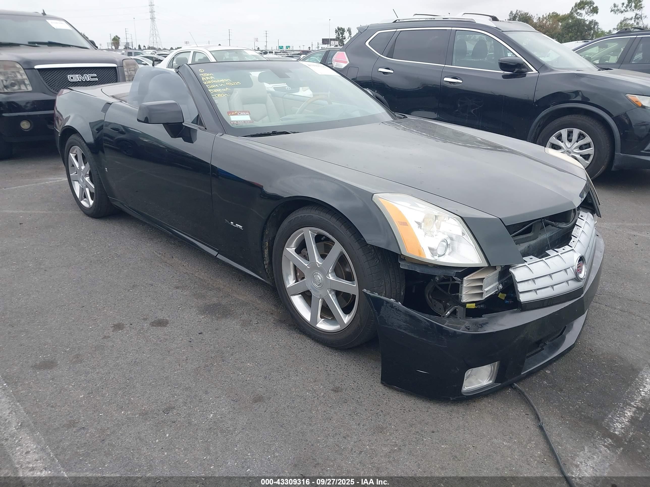 2006 Cadillac Xlr Standard Black vin: 1G6YV36A865601435