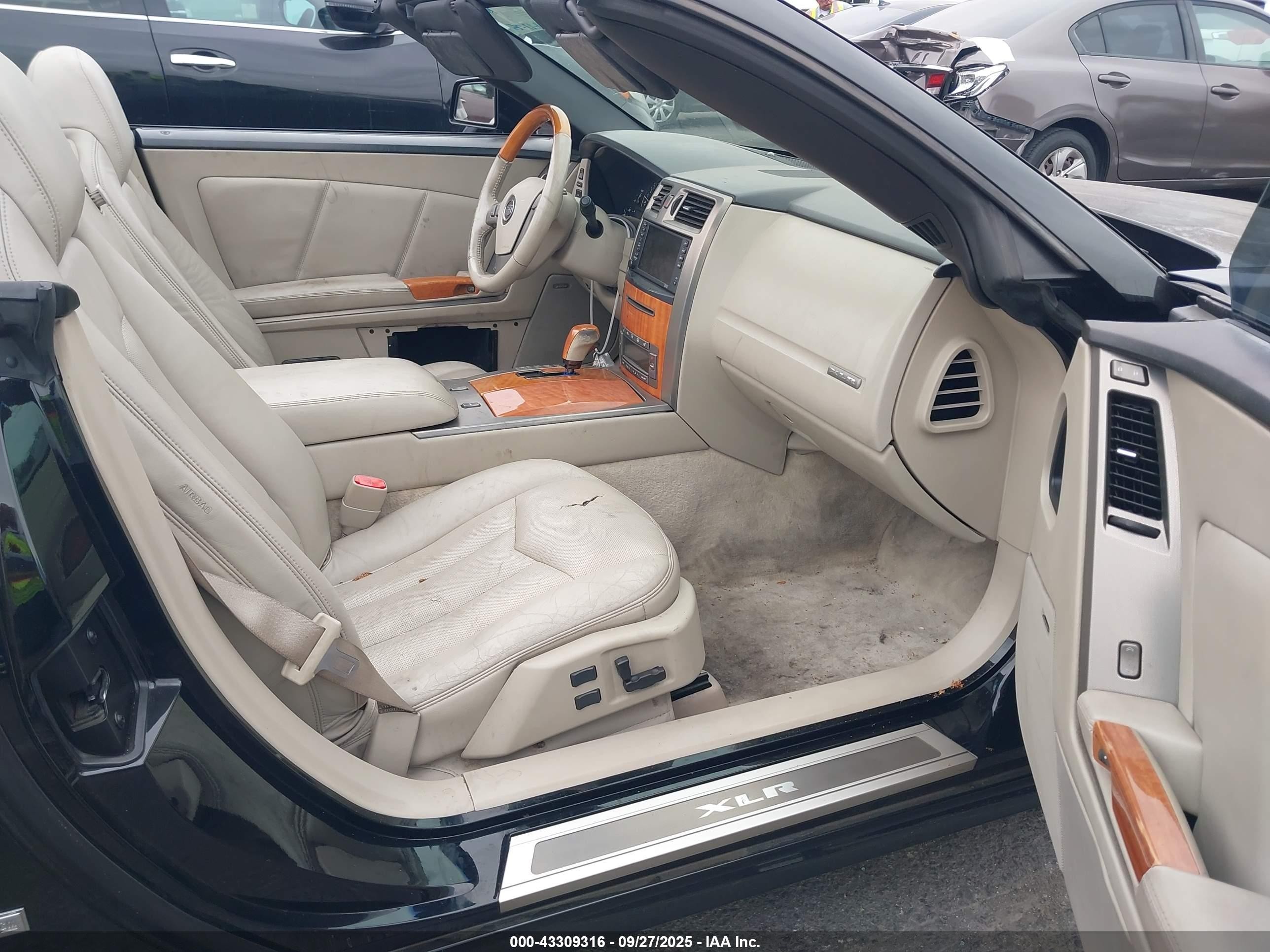 2006 Cadillac Xlr Standard Black vin: 1G6YV36A865601435