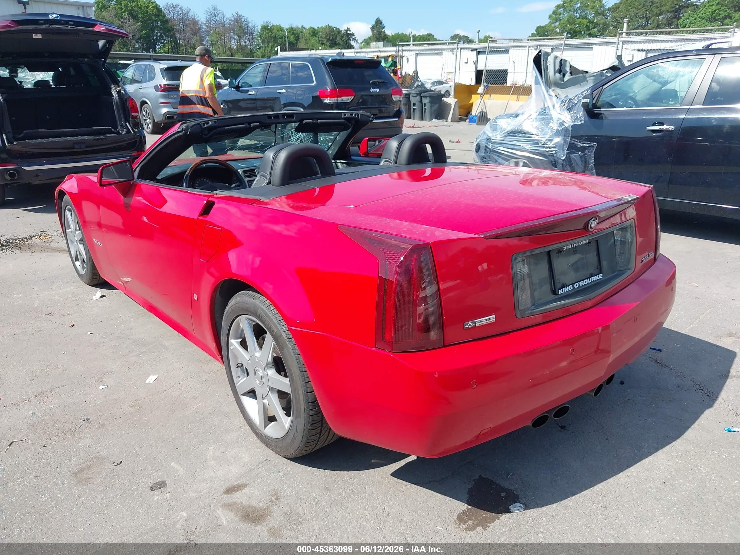 2007 Cadillac Xlr Standard Red vin: 1G6YV36A875600562