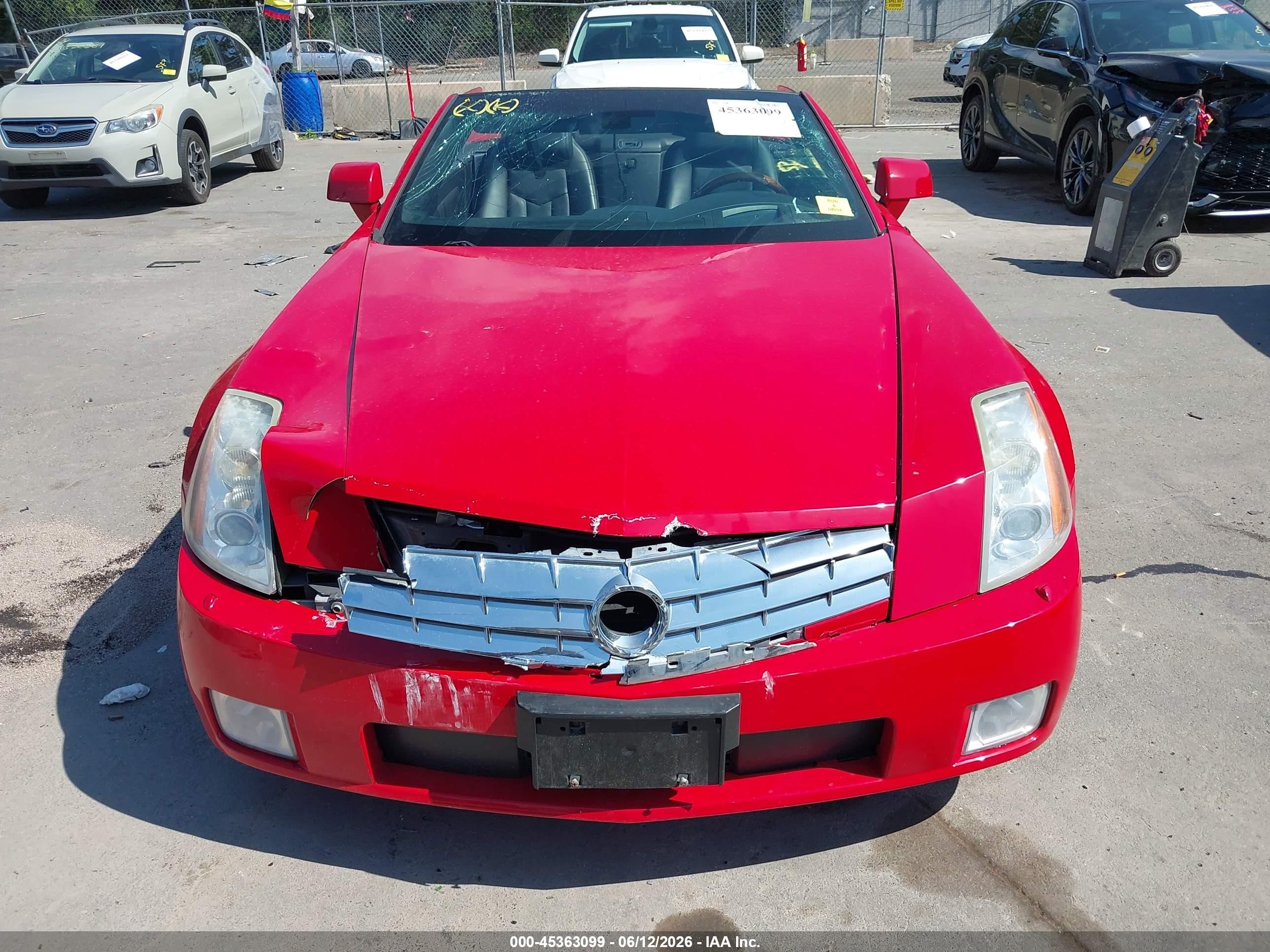 2007 Cadillac Xlr Standard Red vin: 1G6YV36A875600562