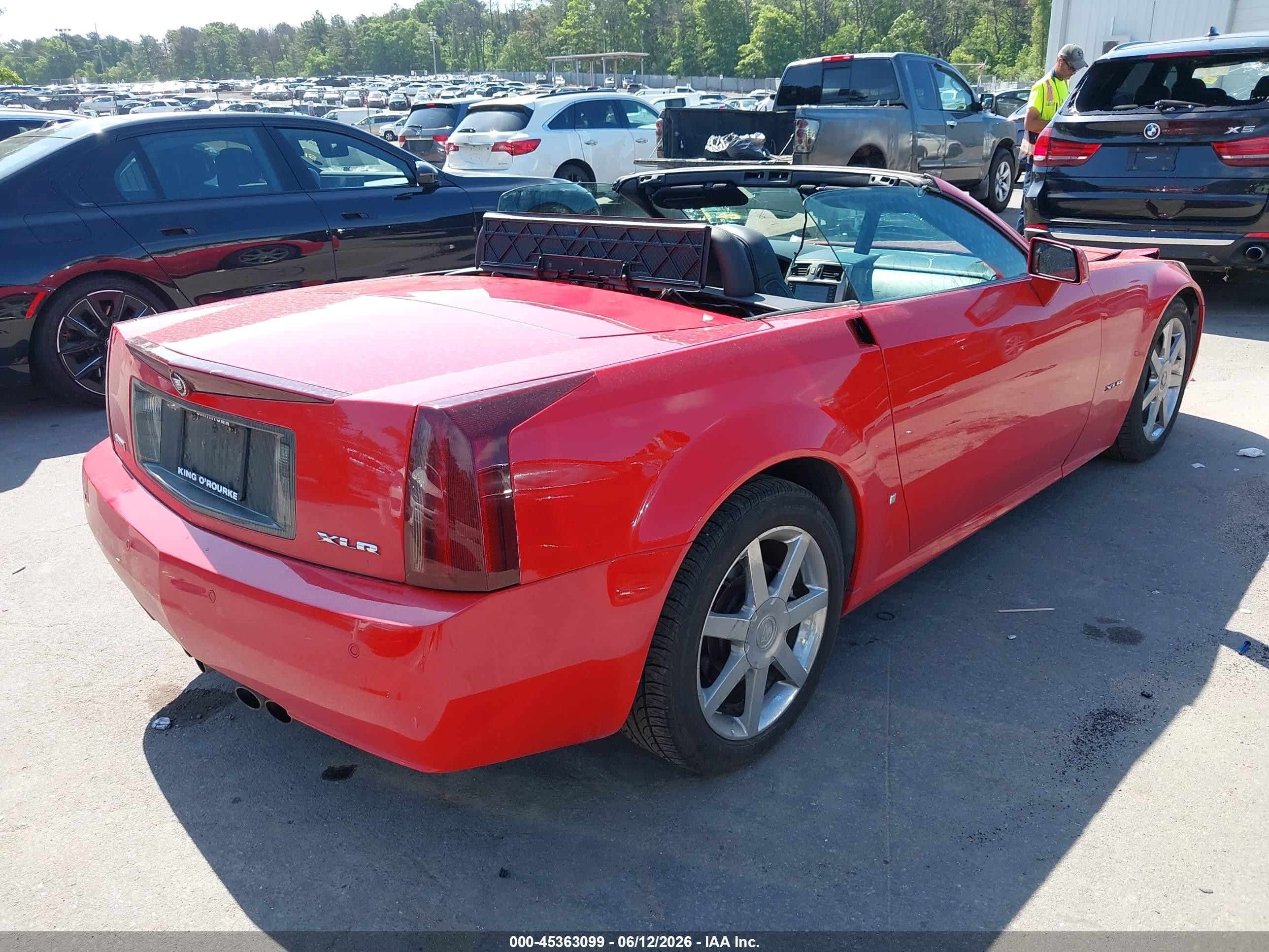 2007 Cadillac Xlr Standard Red vin: 1G6YV36A875600562