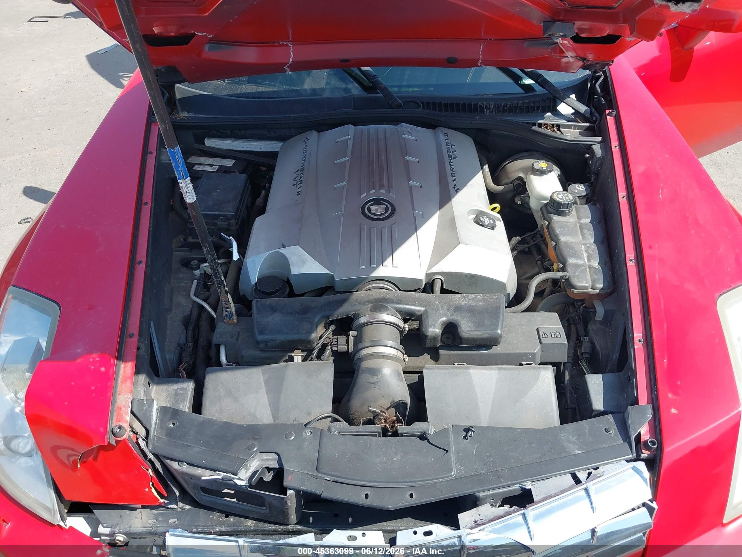 2007 Cadillac Xlr Standard Red vin: 1G6YV36A875600562