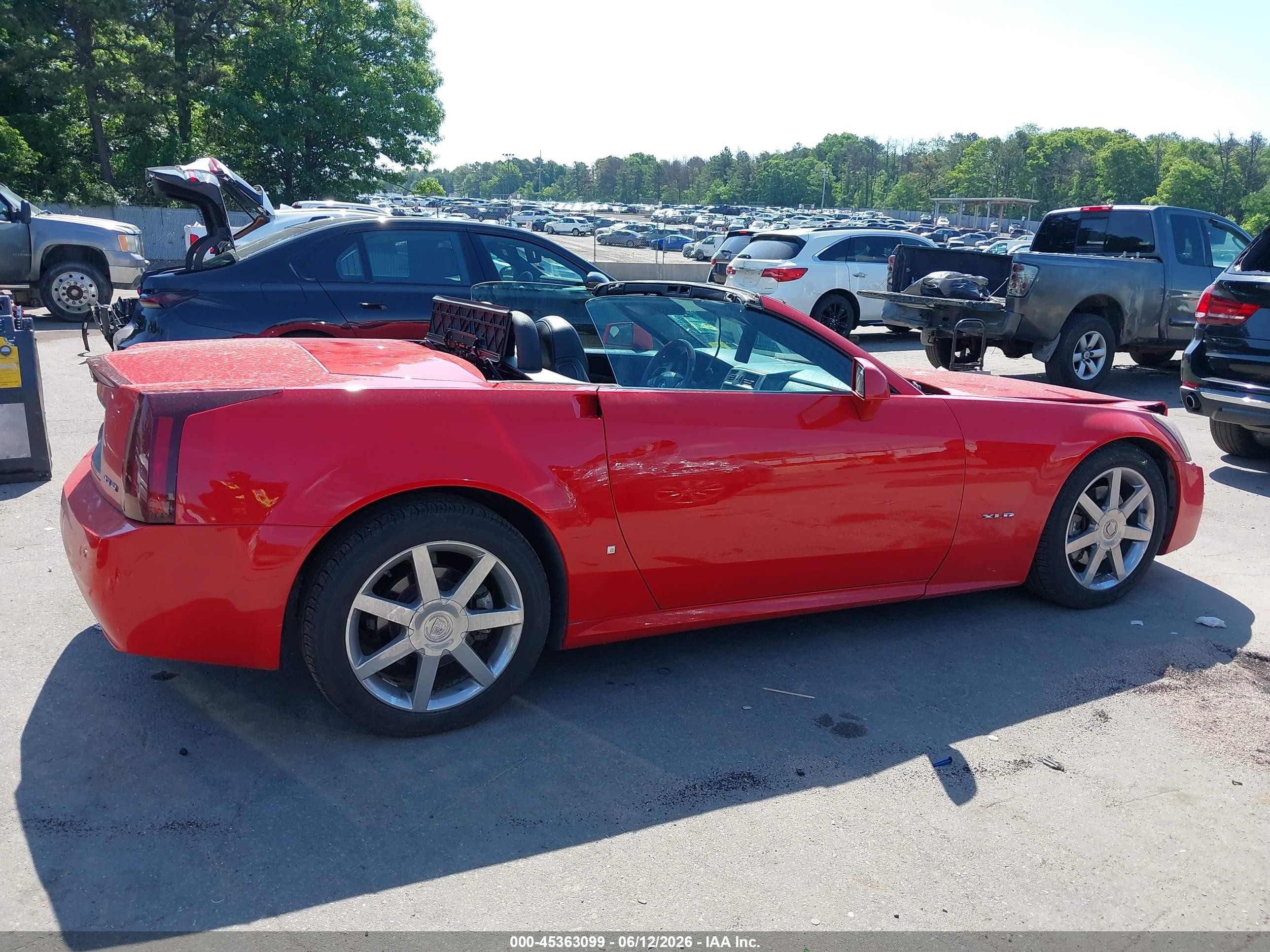 2007 Cadillac Xlr Standard Red vin: 1G6YV36A875600562