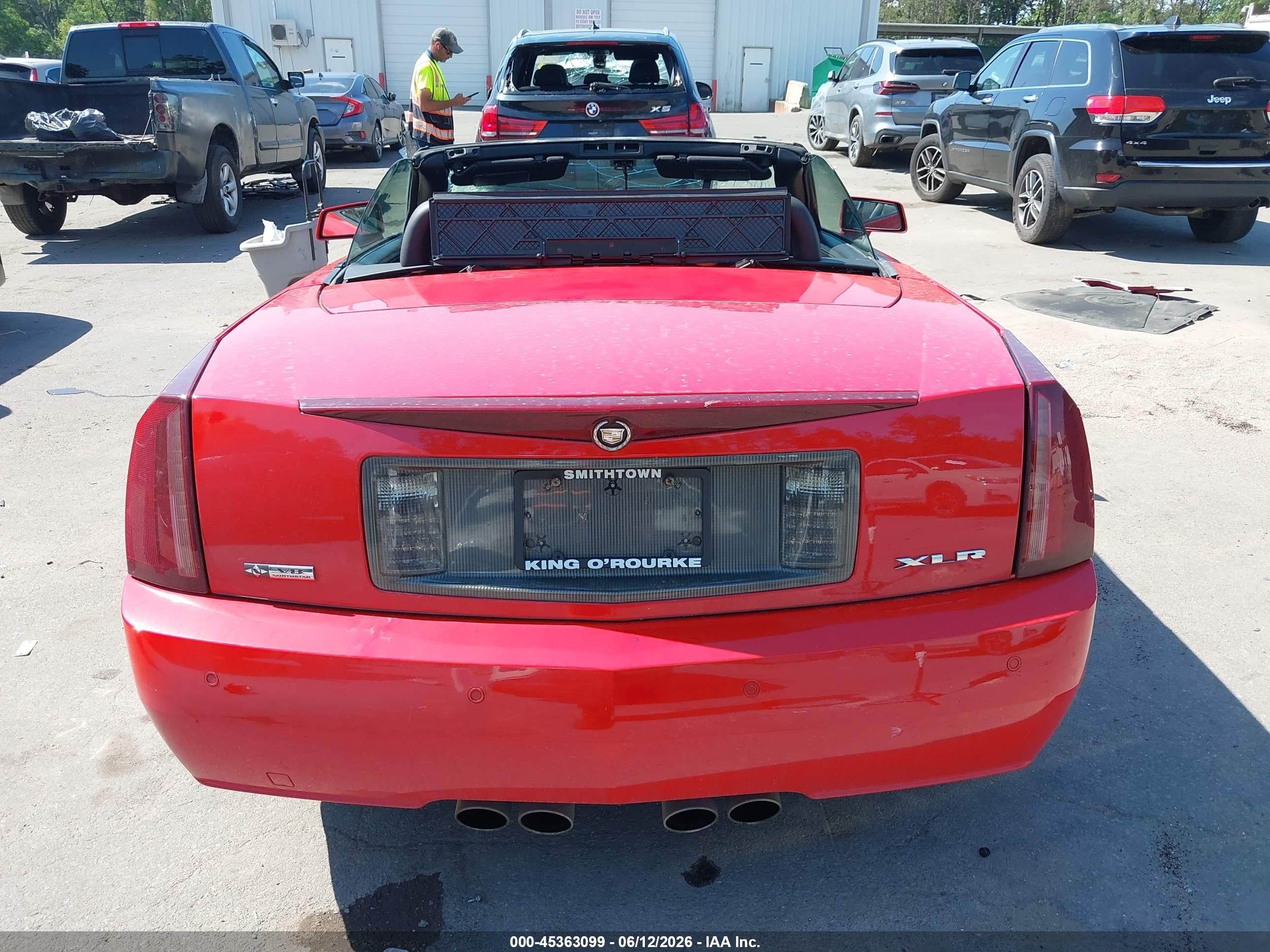2007 Cadillac Xlr Standard Red vin: 1G6YV36A875600562