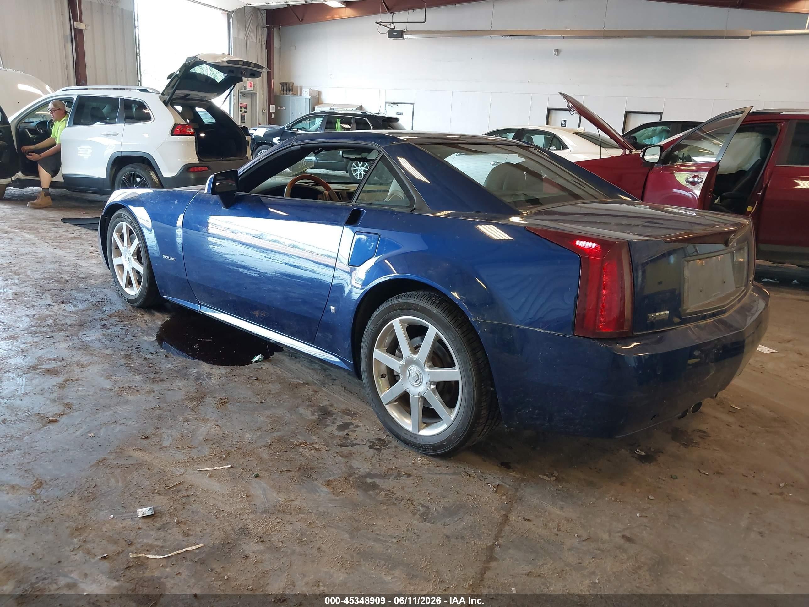 2007 Cadillac Xlr Standard Blue vin: 1G6YV36A975601283