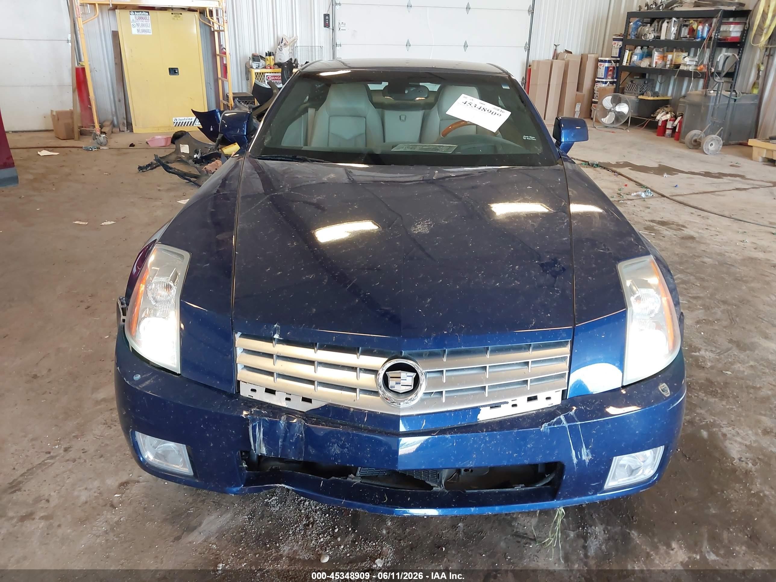 2007 Cadillac Xlr Standard Blue vin: 1G6YV36A975601283