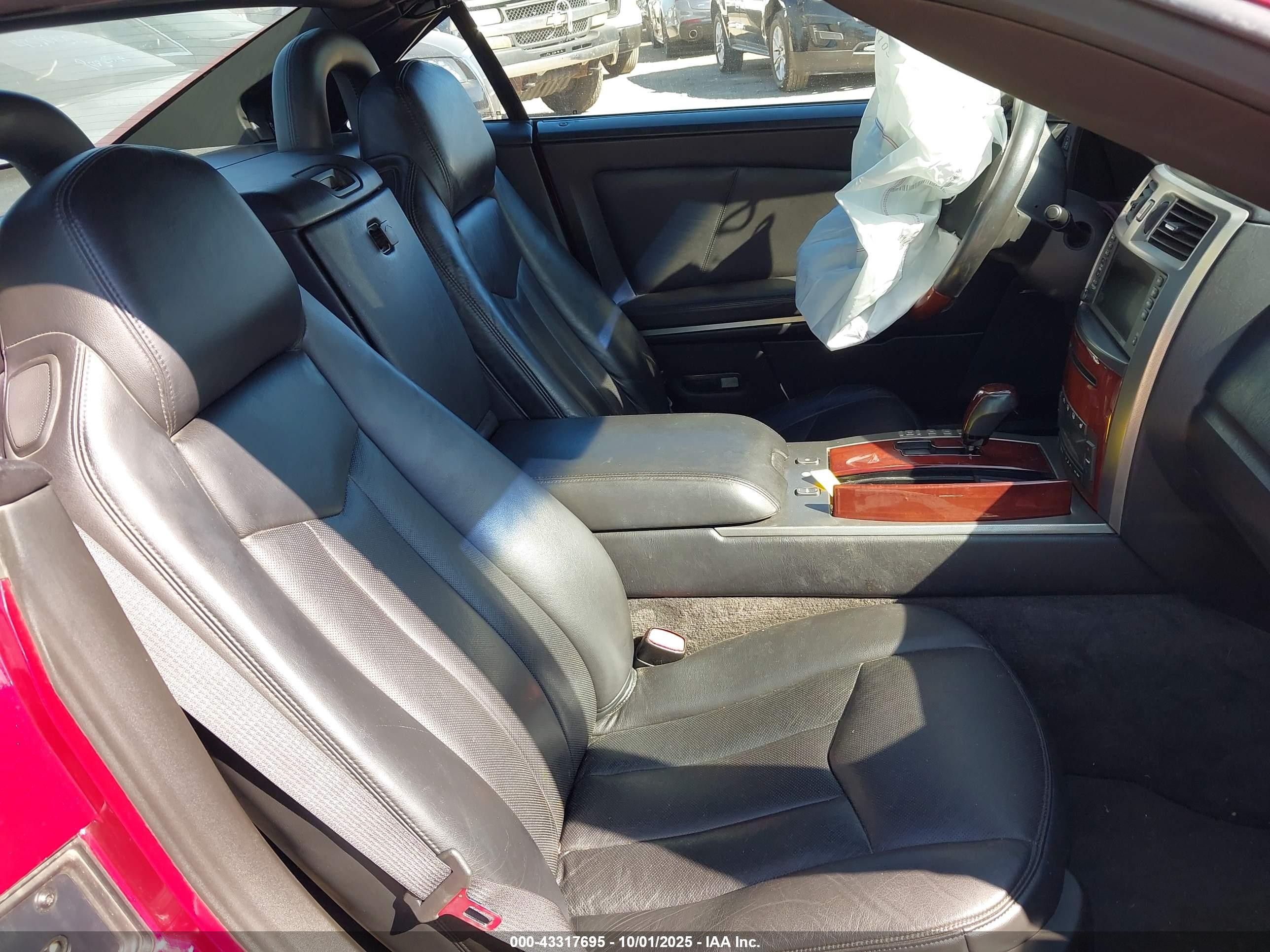 2008 Cadillac Xlr Standard Red vin: 1G6YV36A985600619