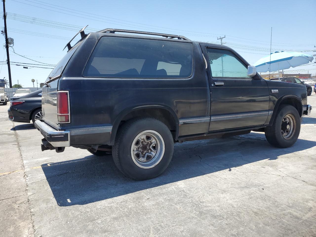 1986 Chevrolet Blazer S10 Black vin: 1G8CS18R2G8151069