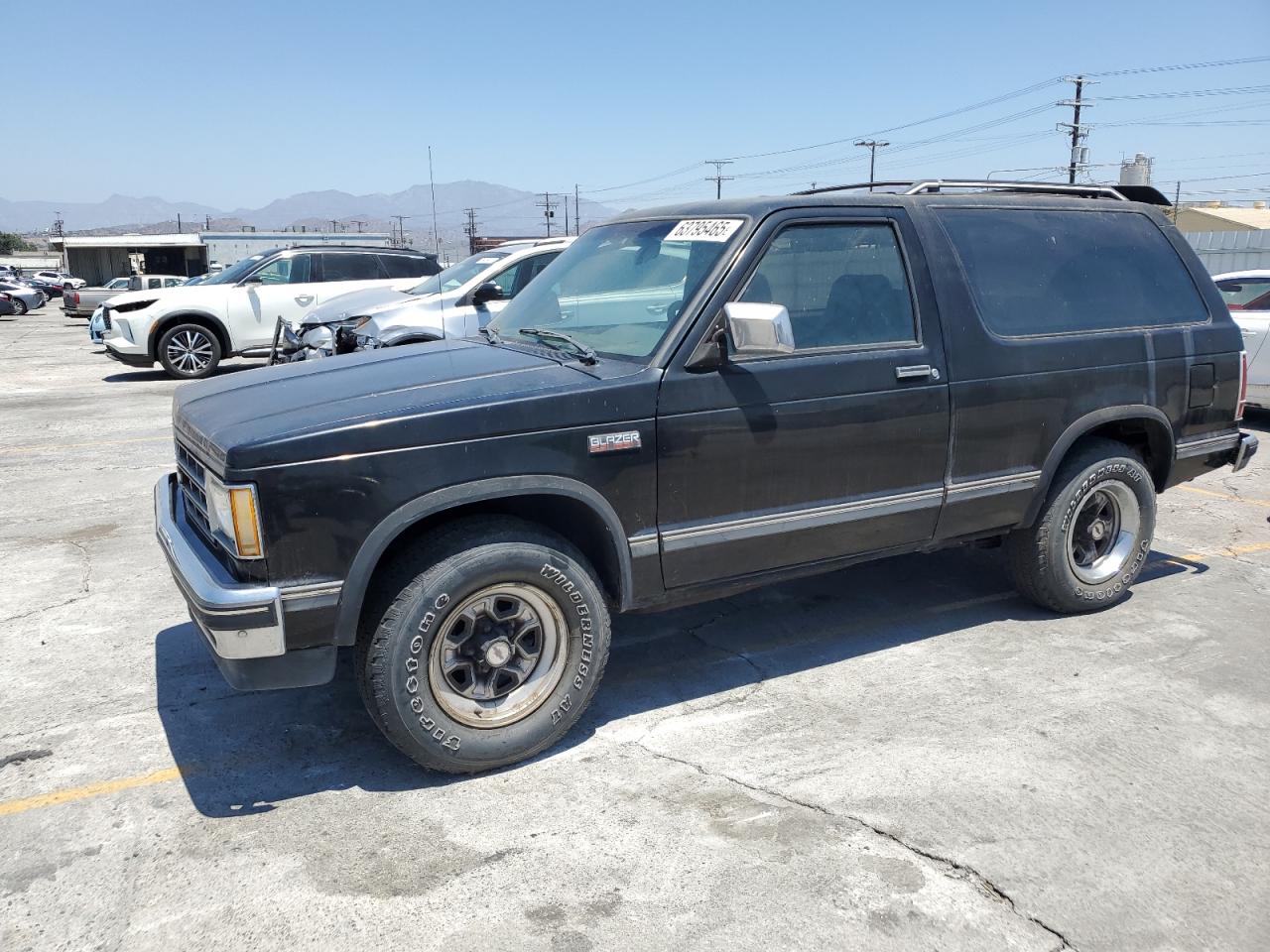 1986 Chevrolet Blazer S10 Black vin: 1G8CS18R2G8151069