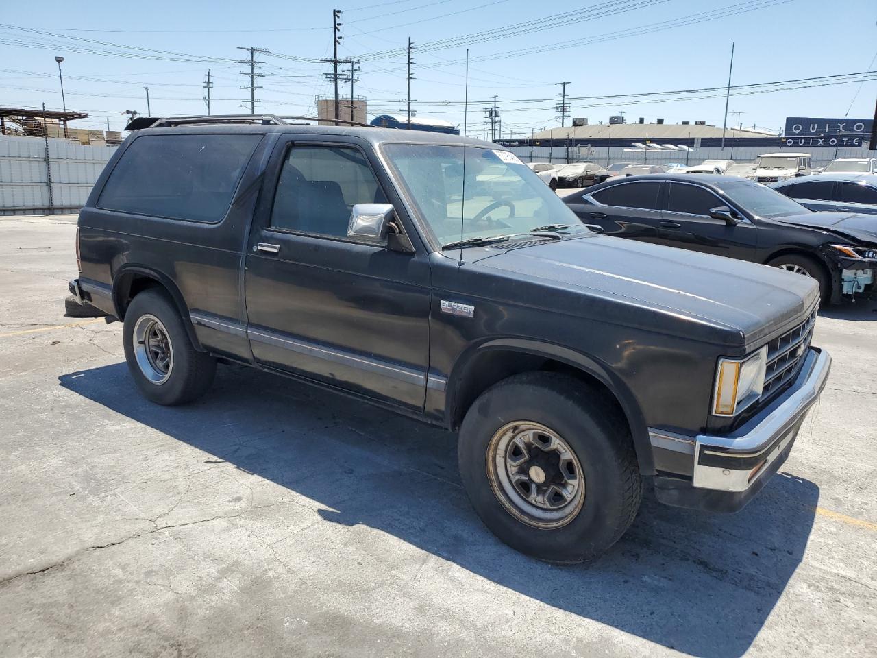 1986 Chevrolet Blazer S10 Black vin: 1G8CS18R2G8151069