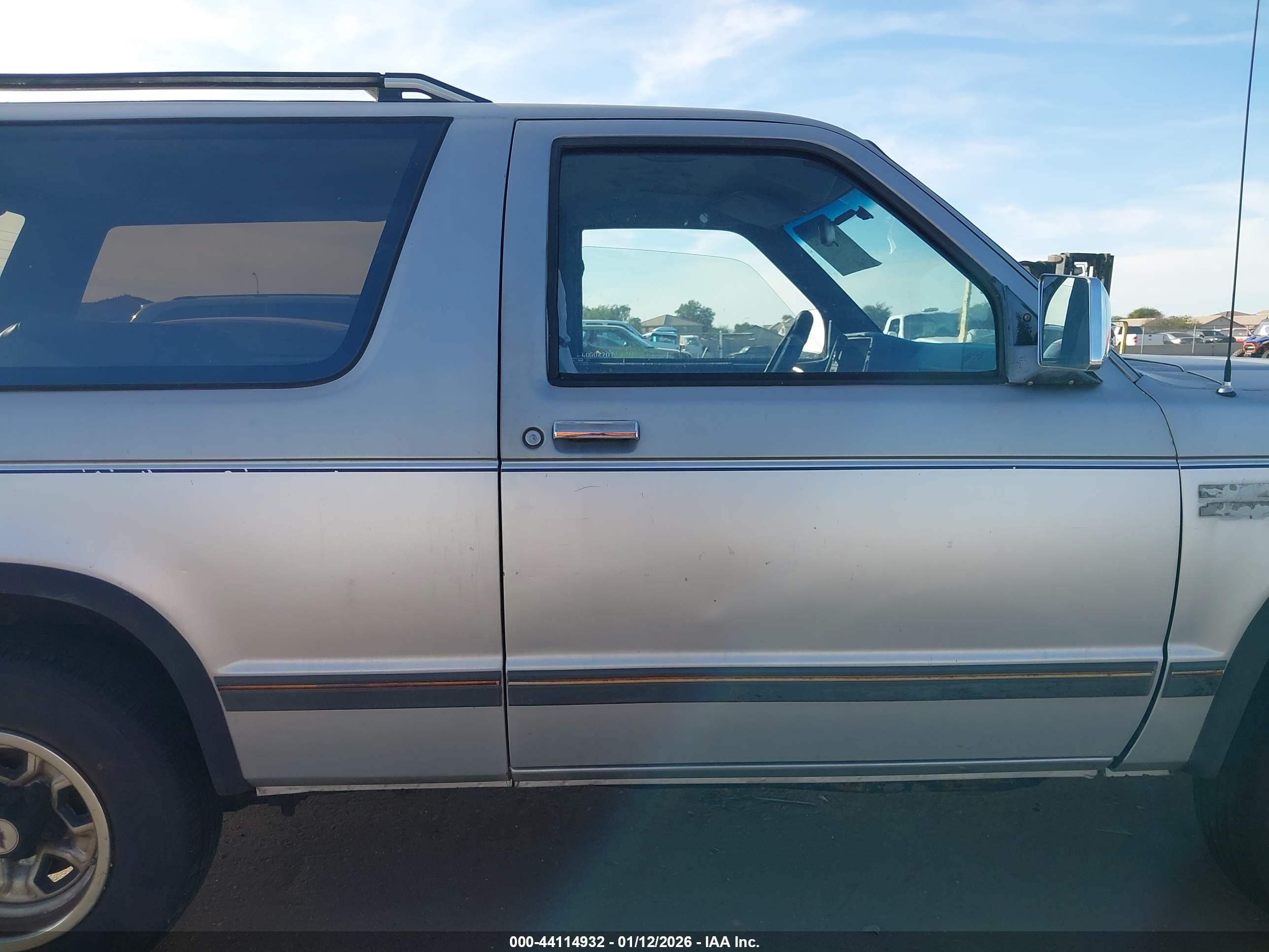 1986 Chevrolet Blazer S10 Silver vin: 1G8CS18R6G8193471