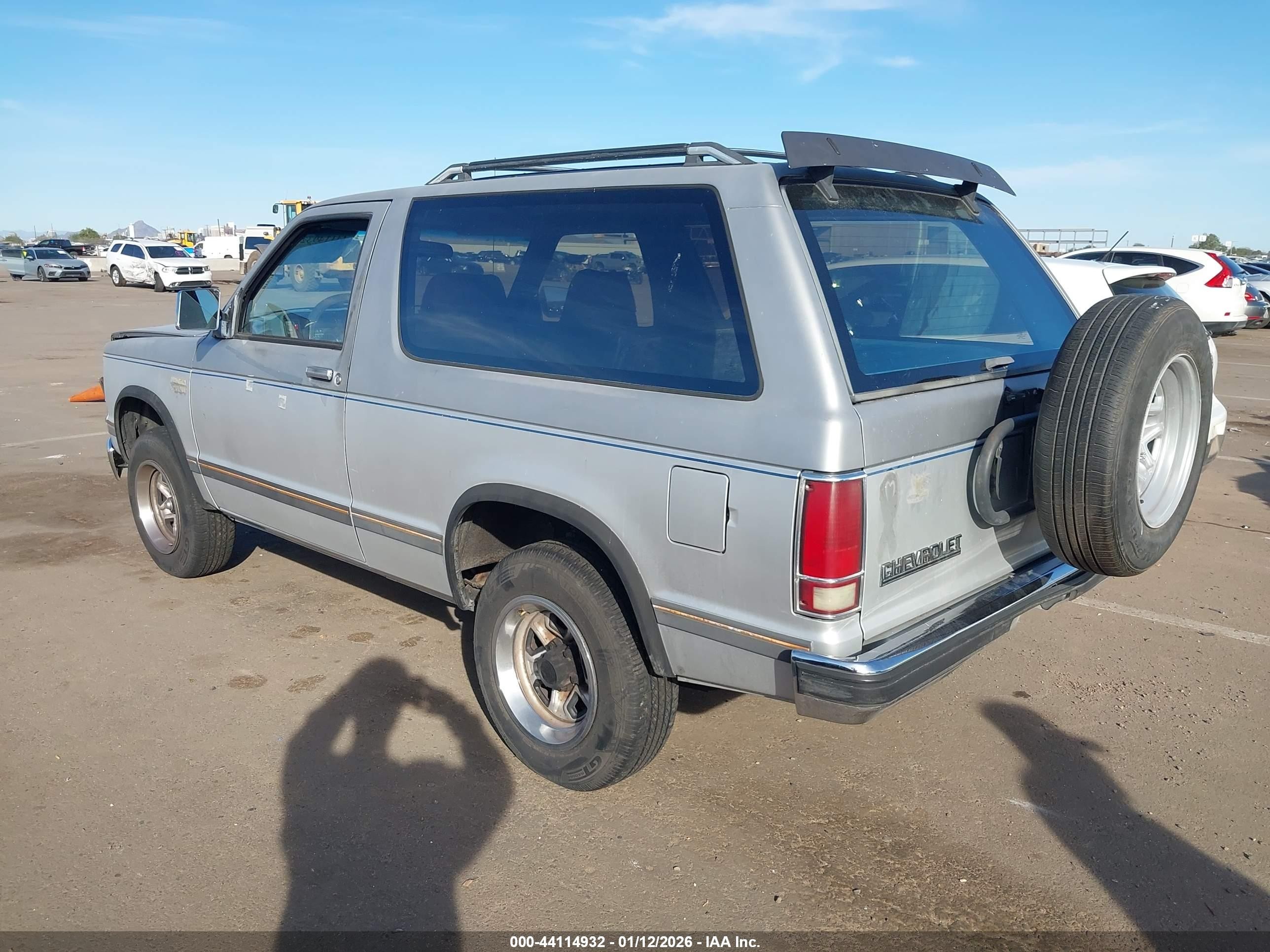 1986 Chevrolet Blazer S10 Silver vin: 1G8CS18R6G8193471