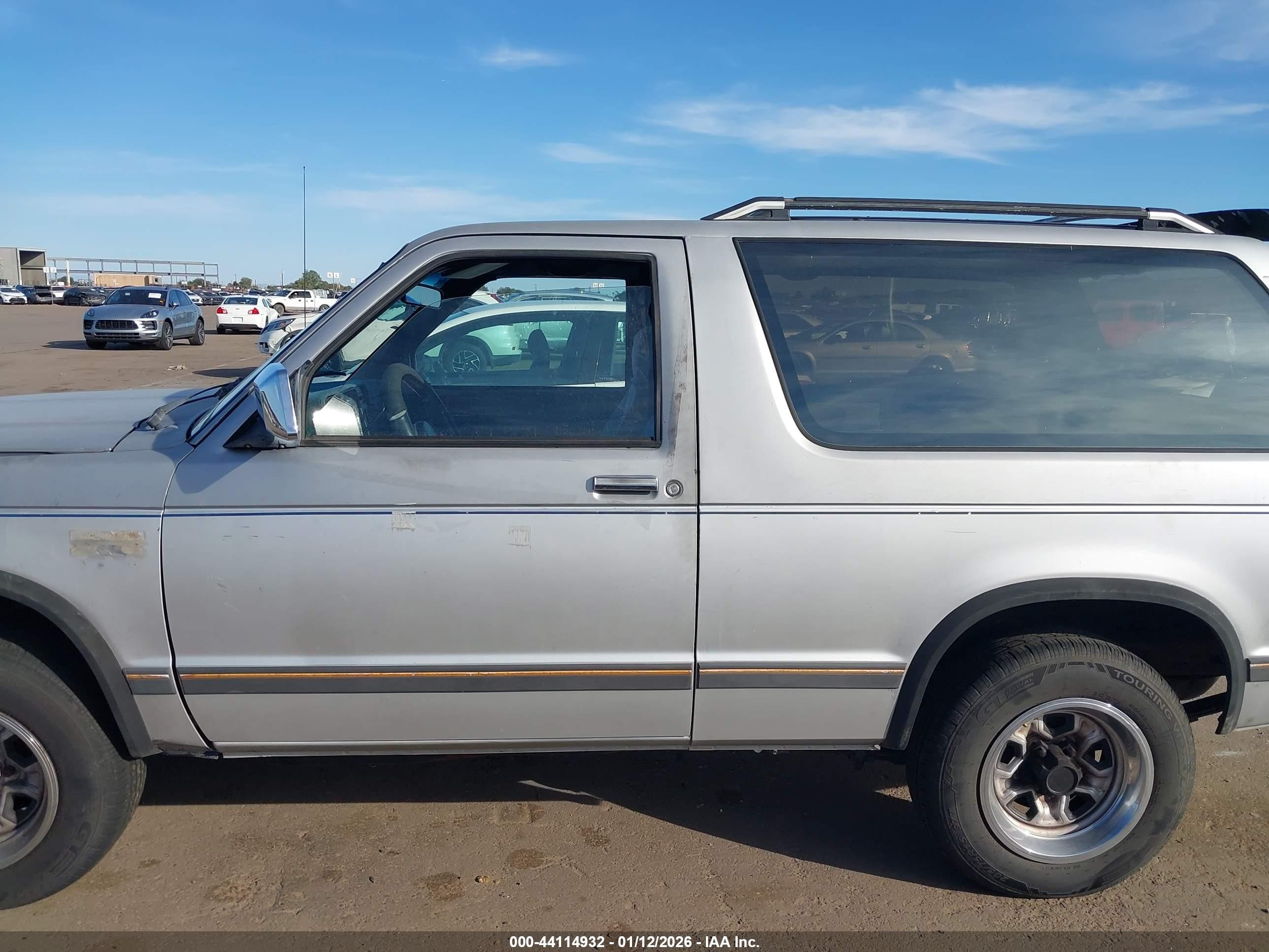 1986 Chevrolet Blazer S10 Silver vin: 1G8CS18R6G8193471