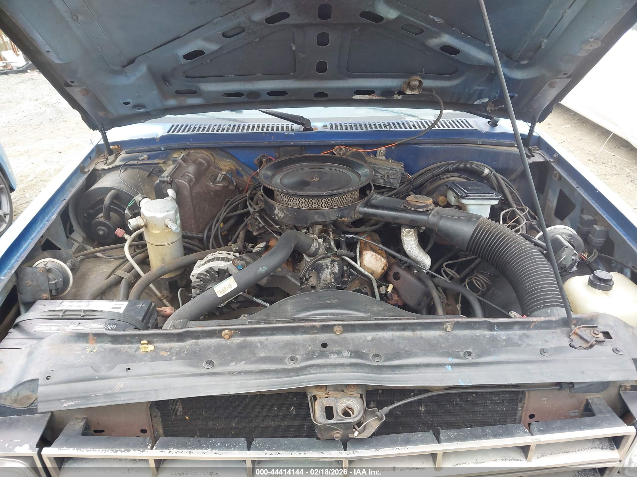 1986 Chevrolet Blazer S10 Blue vin: 1G8CT18R2G8203684