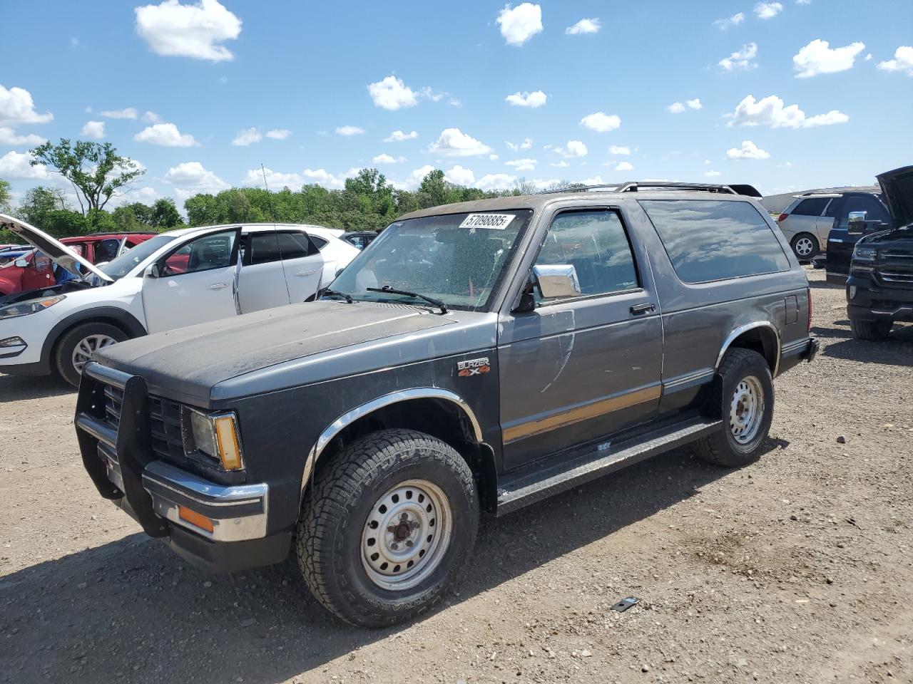 1986 Chevrolet Blazer S10 Gray vin: 1G8CT18R3G0142280