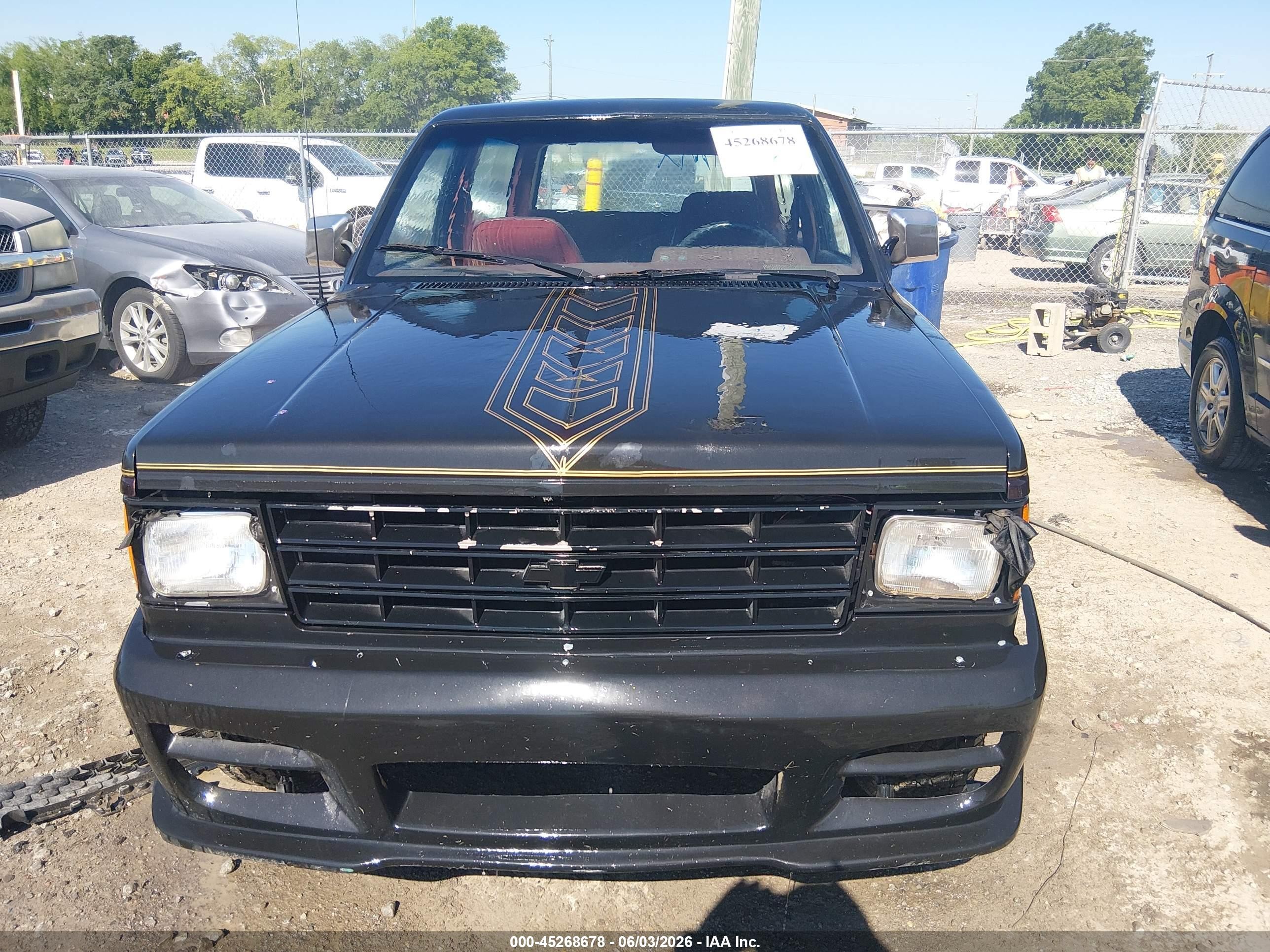 1986 Chevrolet Blazer S10 Black vin: 1G8CT18R6G8134501