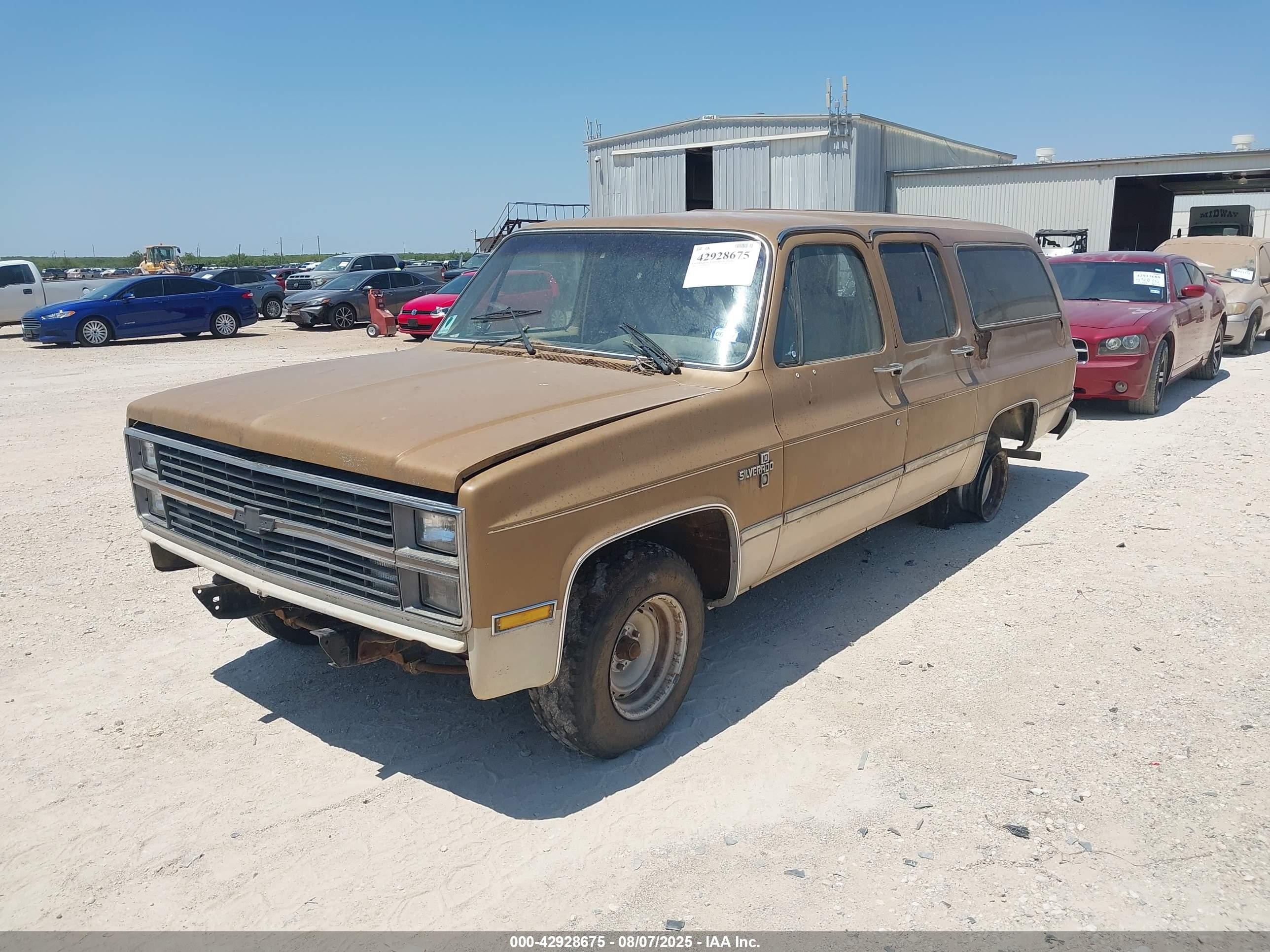 1984 Chevrolet Suburban C10 Brown vin: 1G8EC16LXEF197925