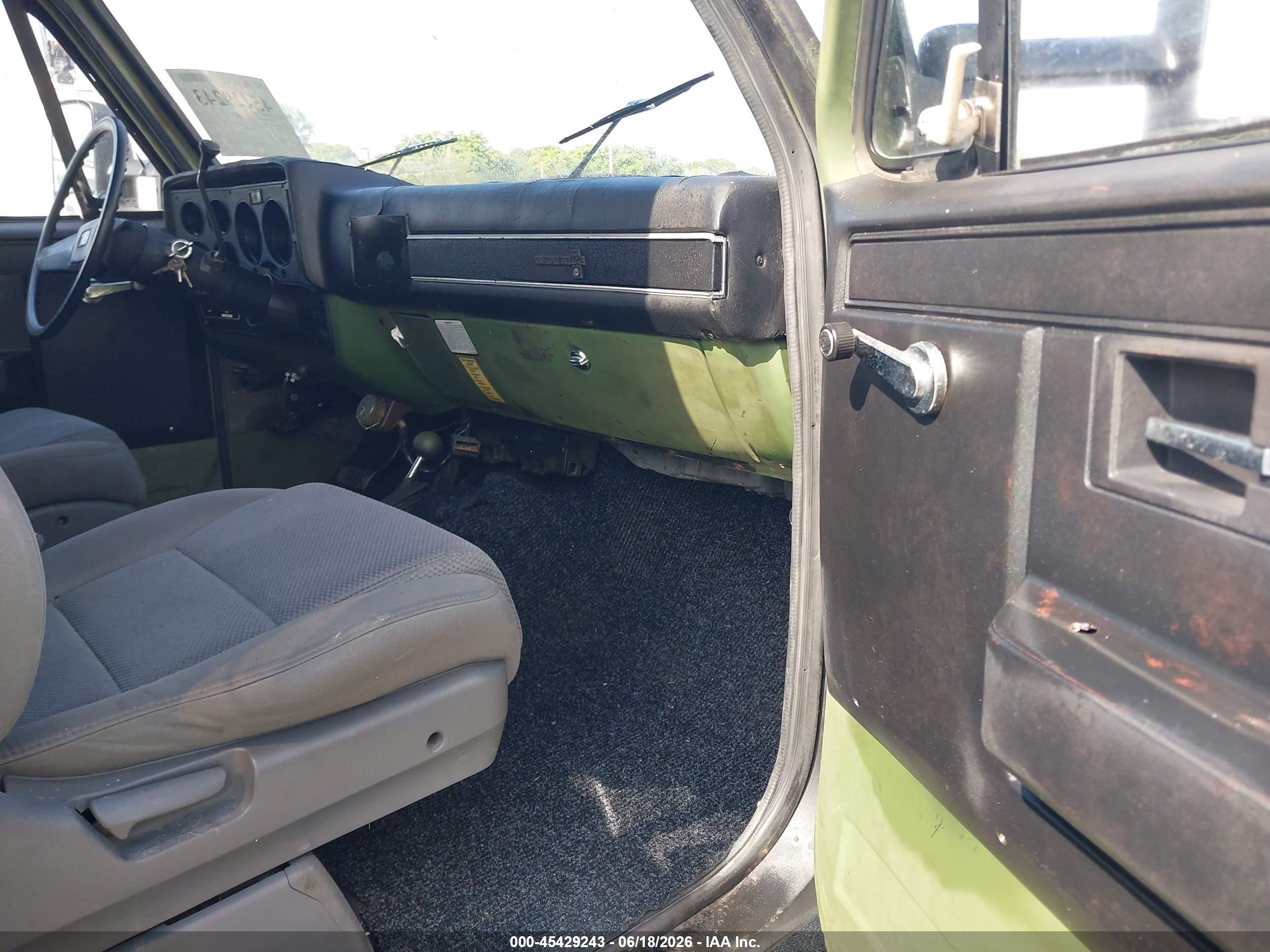 1986 Chevrolet D10 Military Blazer Black vin: 1G8ED18J9GF192291