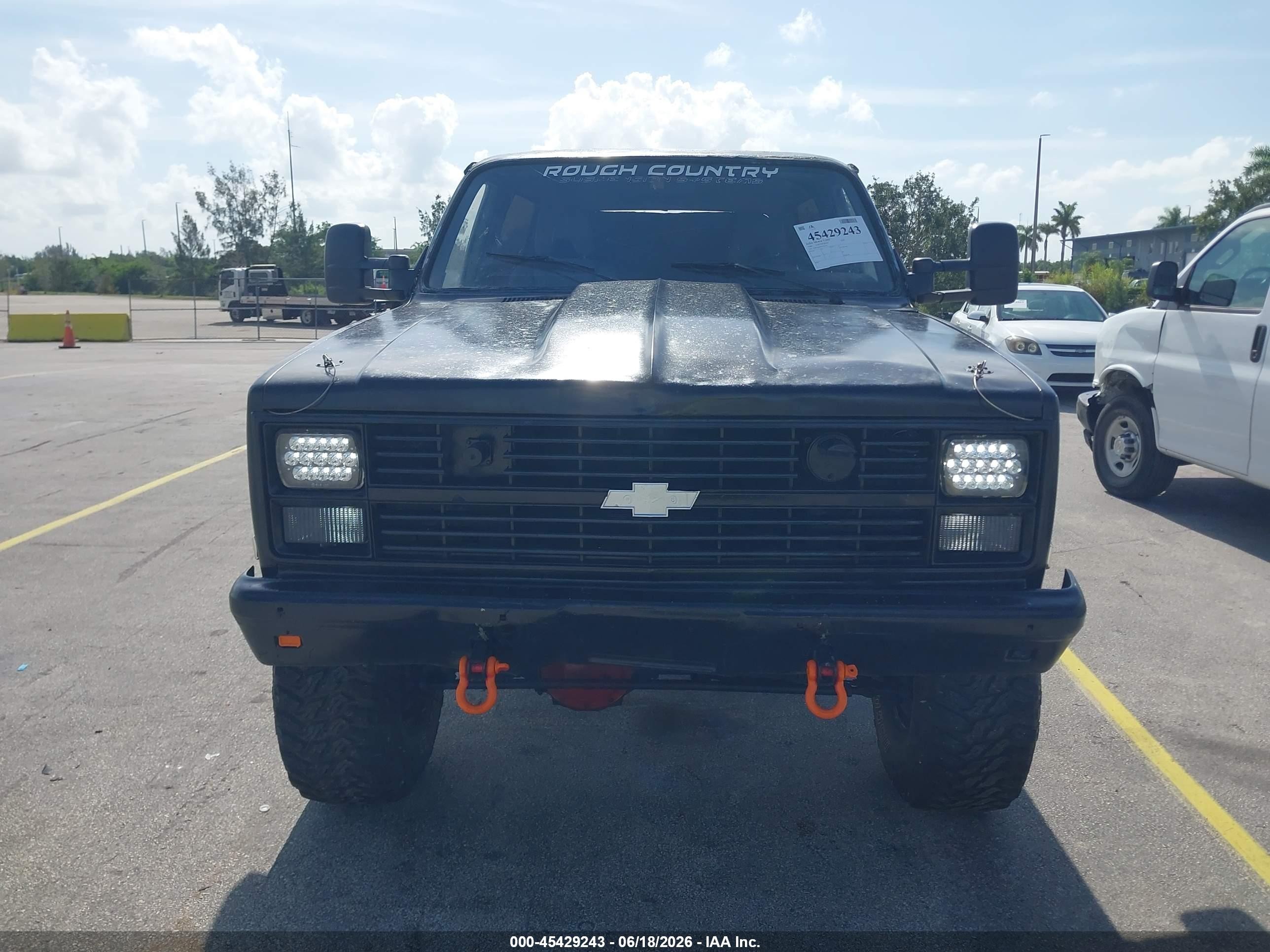 1986 Chevrolet D10 Military Blazer Black vin: 1G8ED18J9GF192291