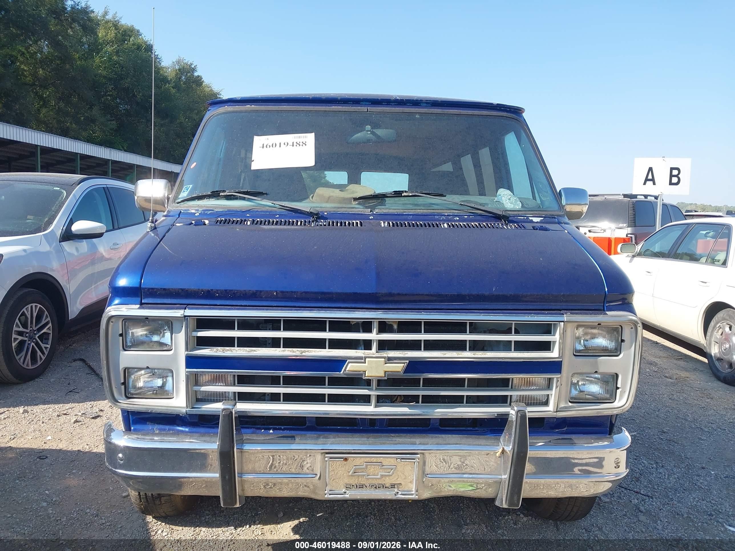 1986 Chevrolet G20   Dark Blue vin: 1G8EG25L5G7191863