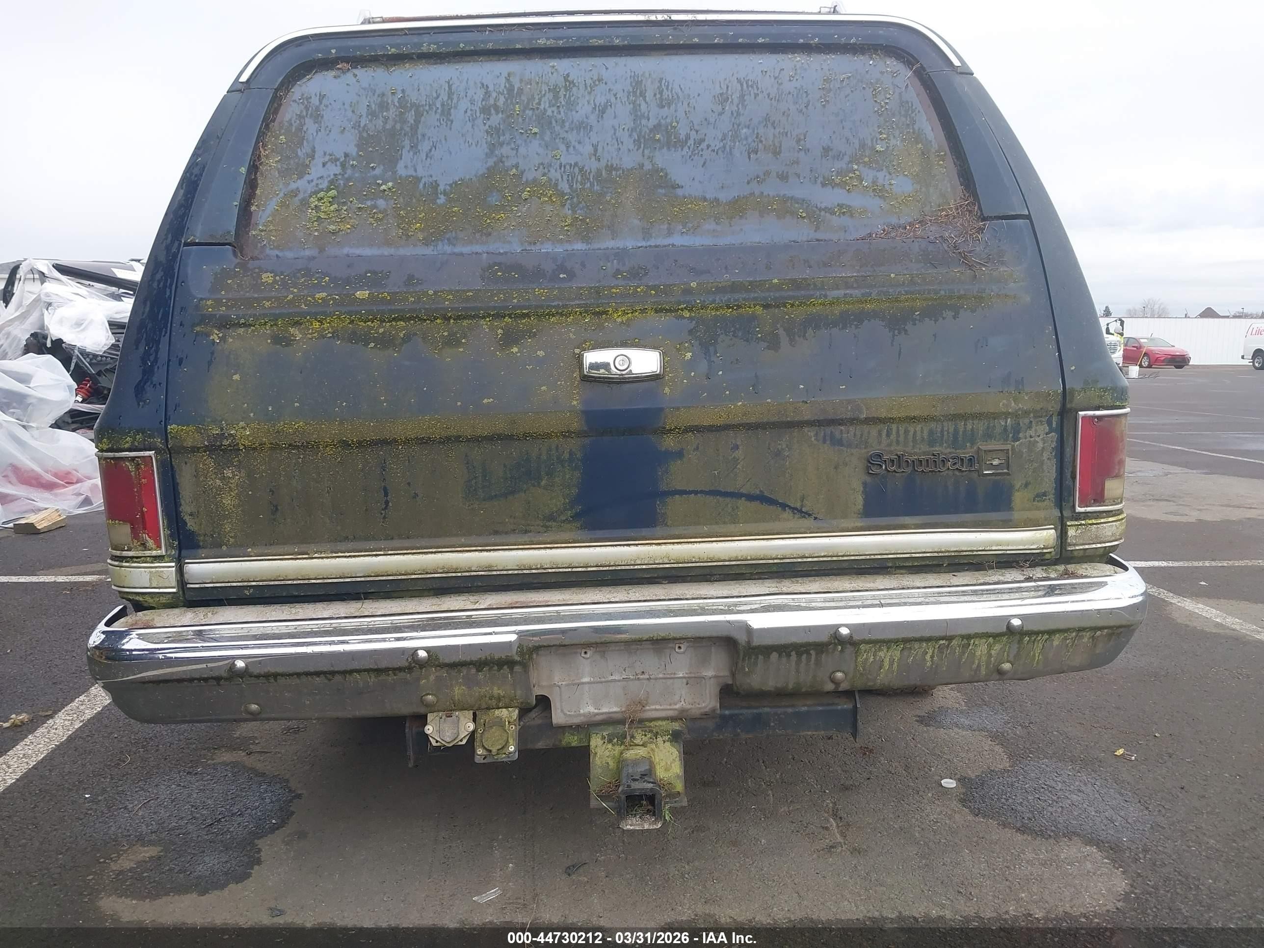1986 Chevrolet Suburban K10 Blue vin: 1G8EK16L1GF130488