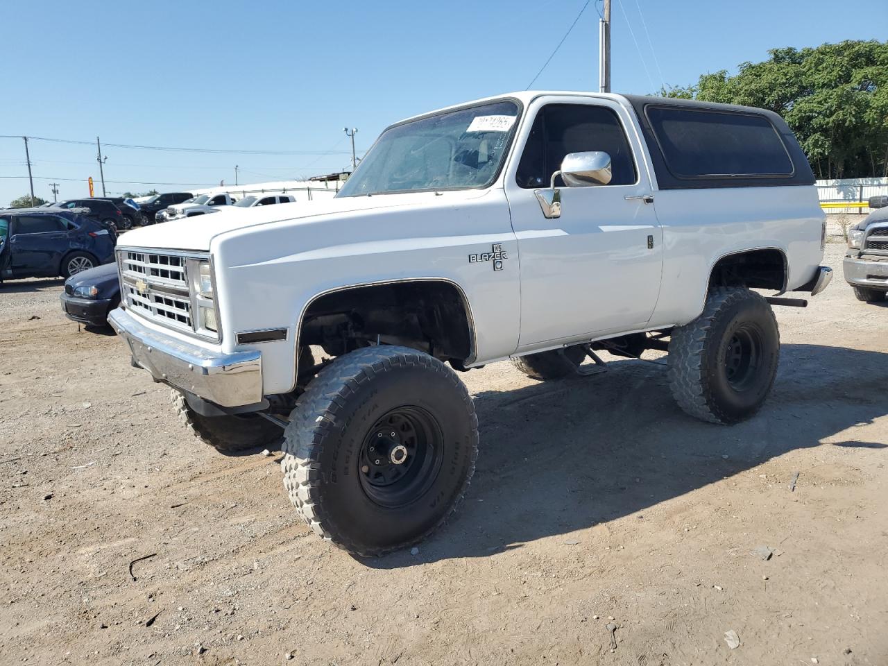 1986 Chevrolet Blazer K10   White vin: 1G8EK18H6GF150874